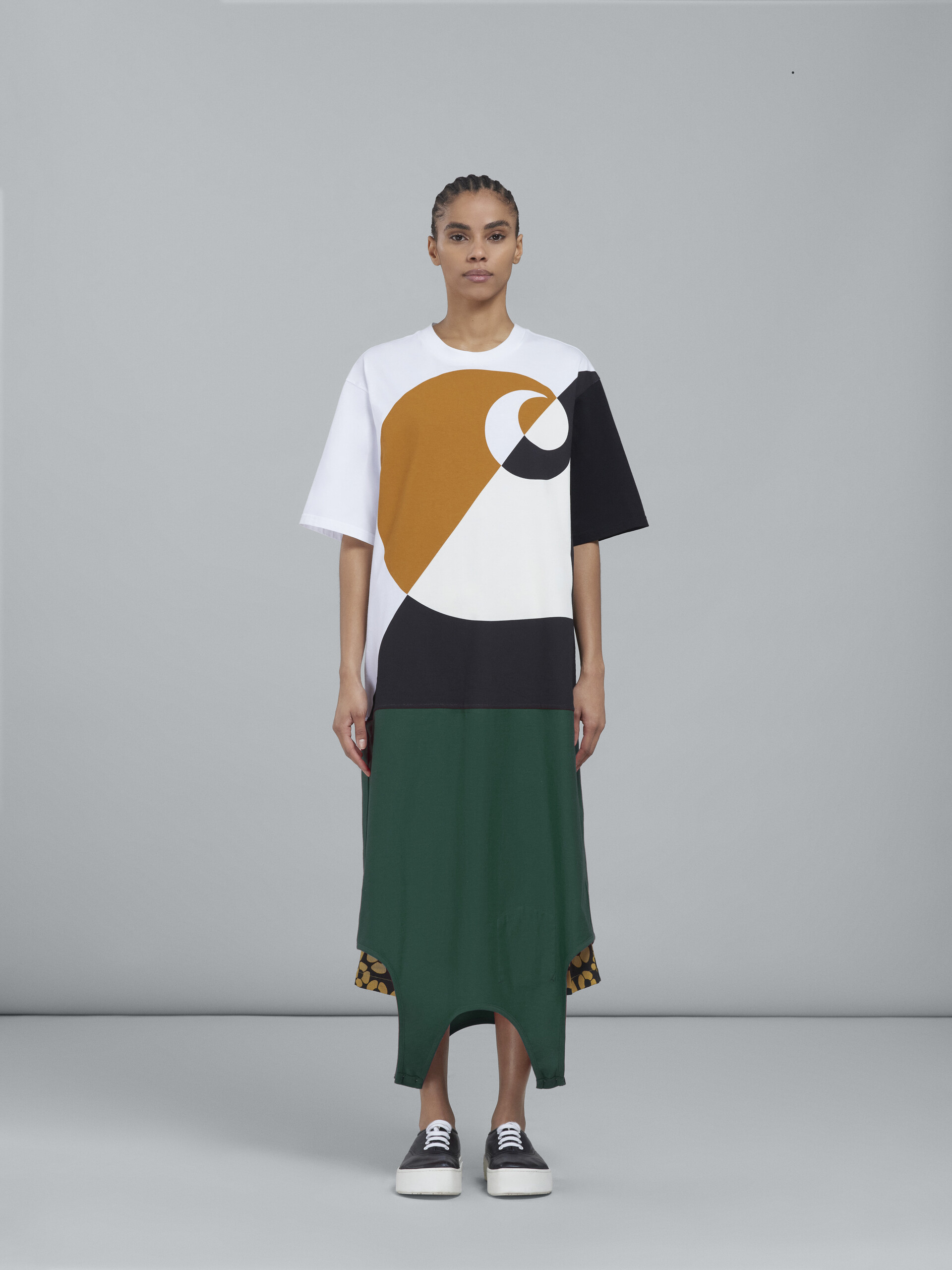 【マキシカラ】 【大人気】 MARNI MARNI X CARHARTT WIPロゴTシャツ (MARNI/Tシャツ・カットソー ...