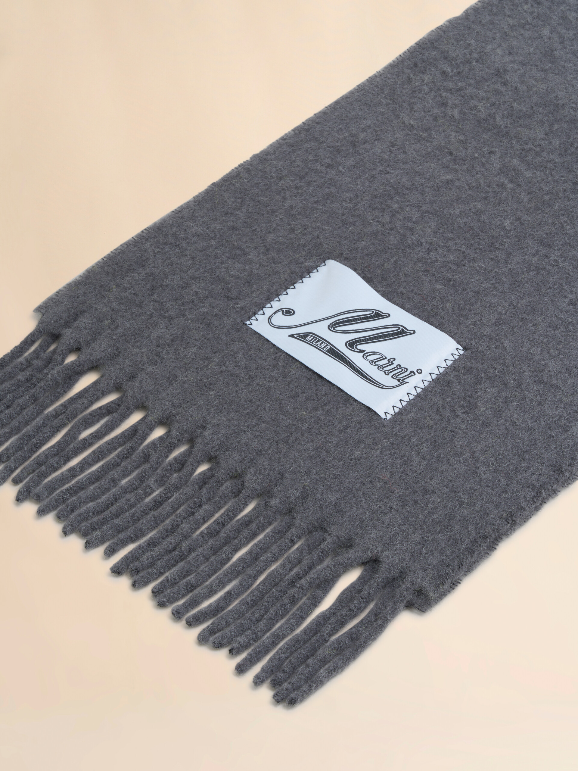 Indigo alpaca scarf - Scarves - Image 2
