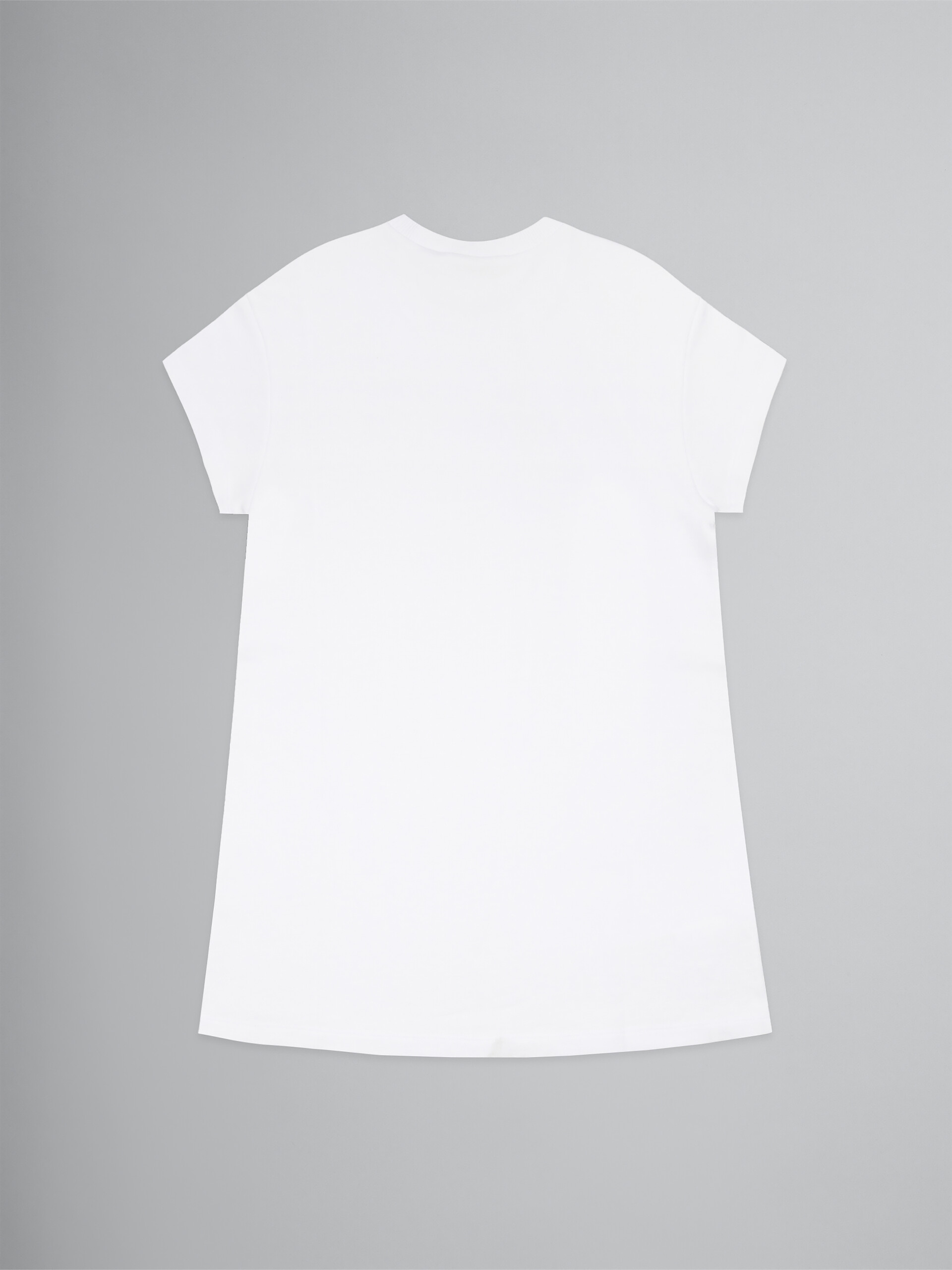 ホワイト ロゴ入り フリース製ドレス - ドレス - Image 2