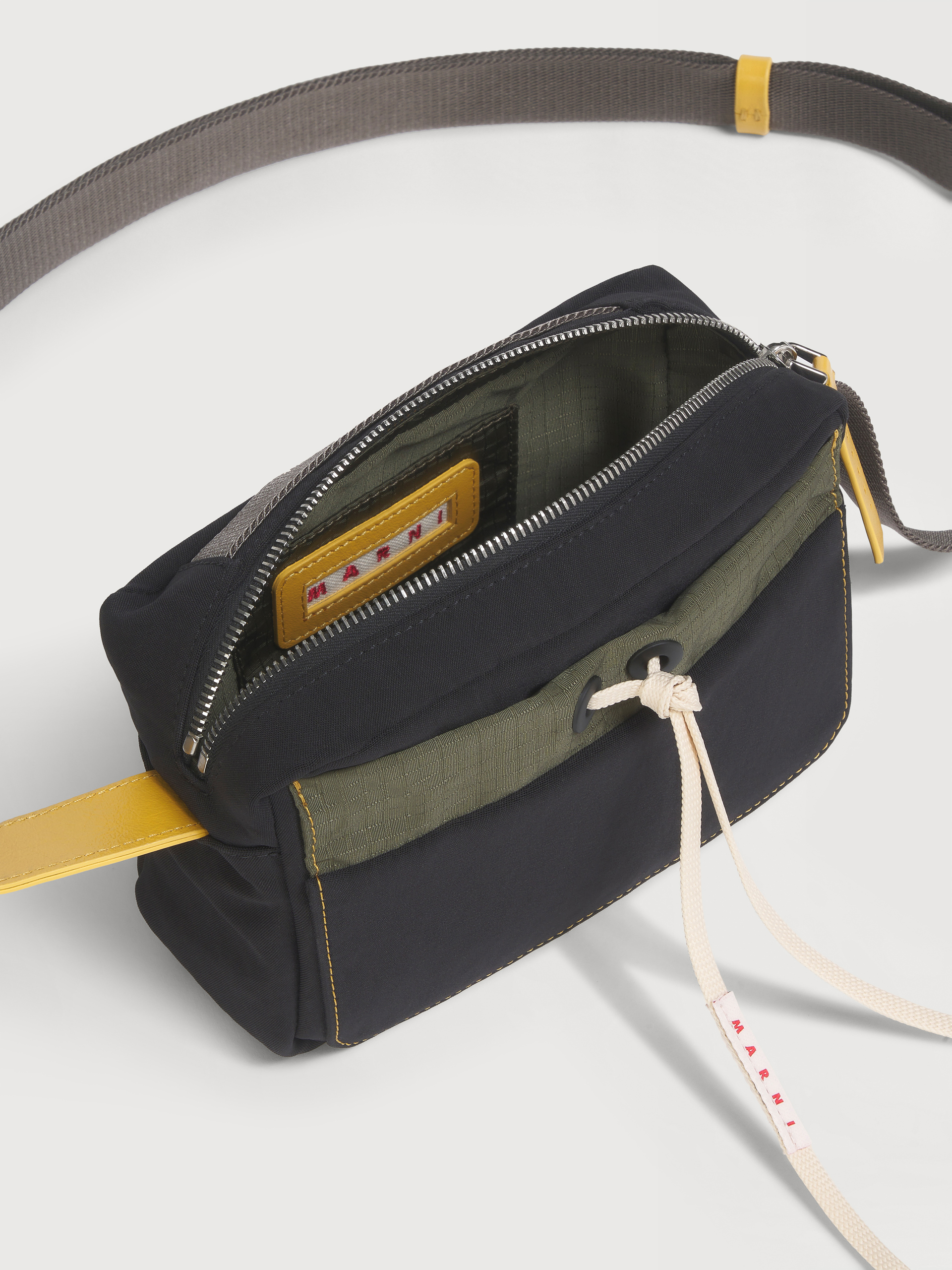 Black technical fabric camera bag - Shoulder Bags - Image 4