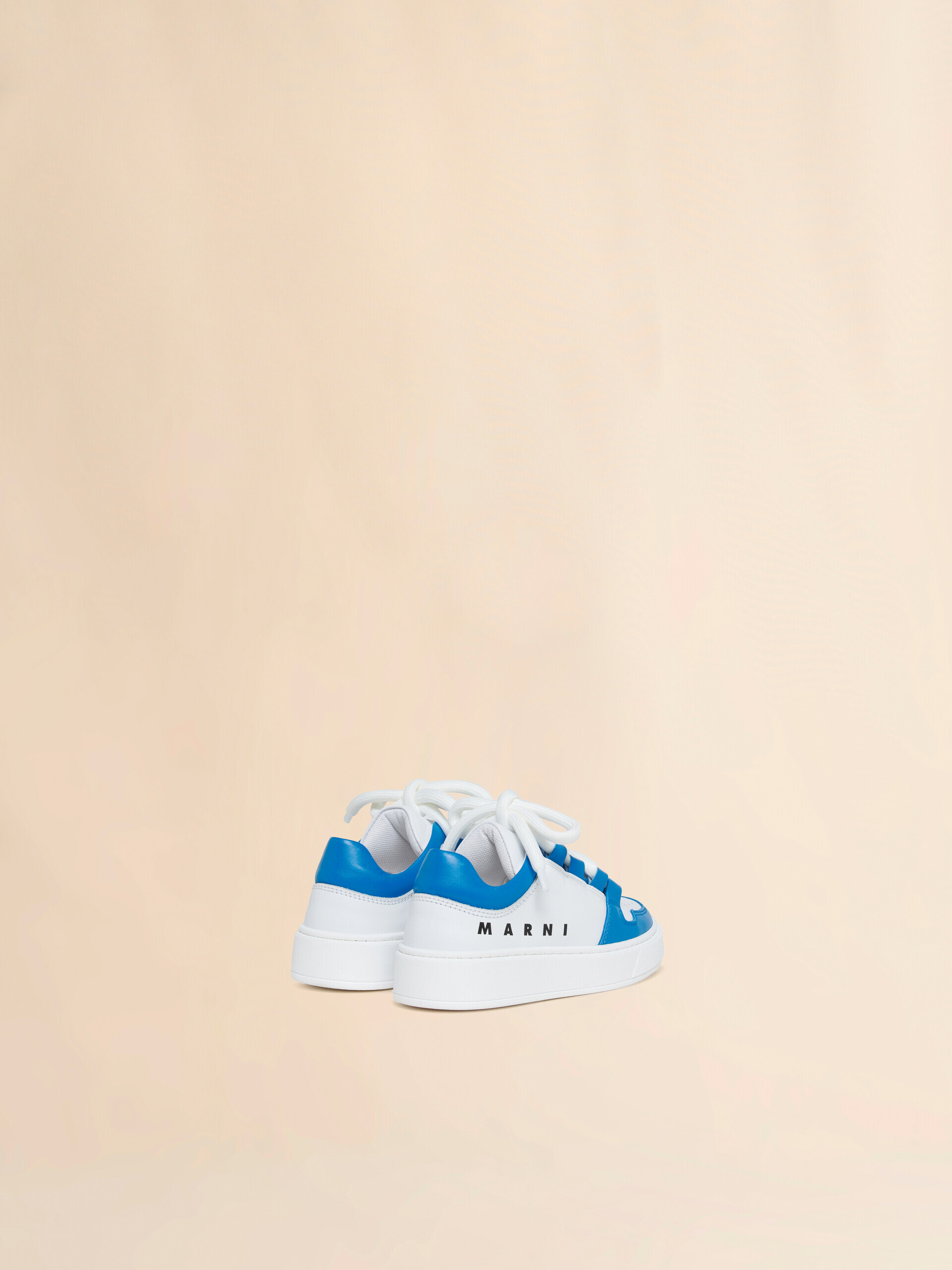 White leather sneaker with side Marni print - Sneakers - Image 3