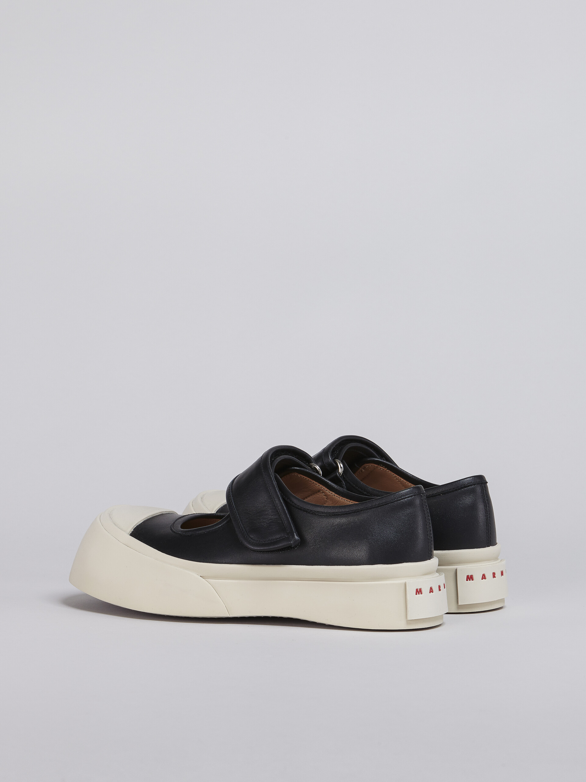 Black nappa leather PABLO Mary-Jane sneaker - Sneakers - Image 3