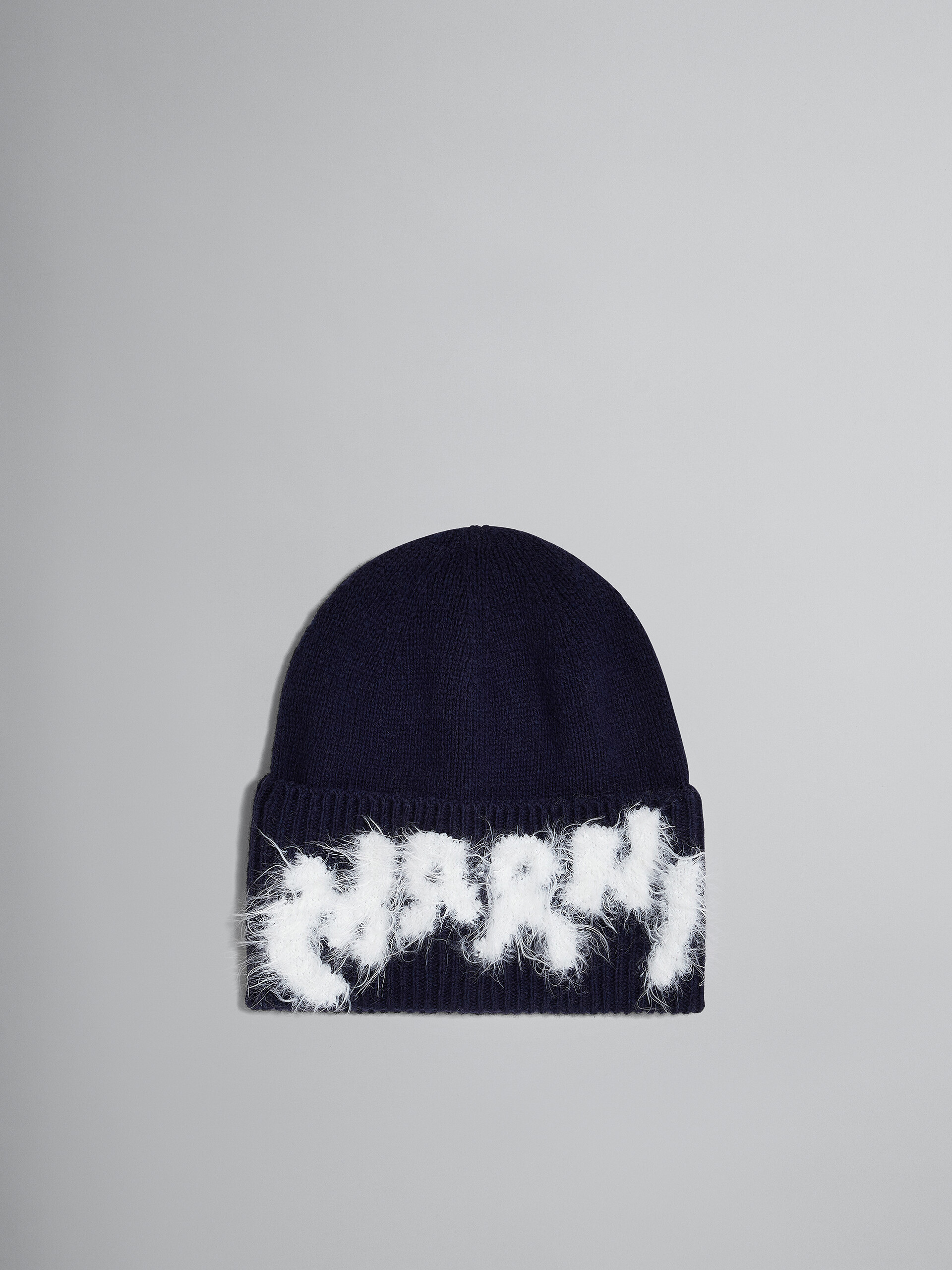 Shetland wool logo beanie - Hats - Image 1
