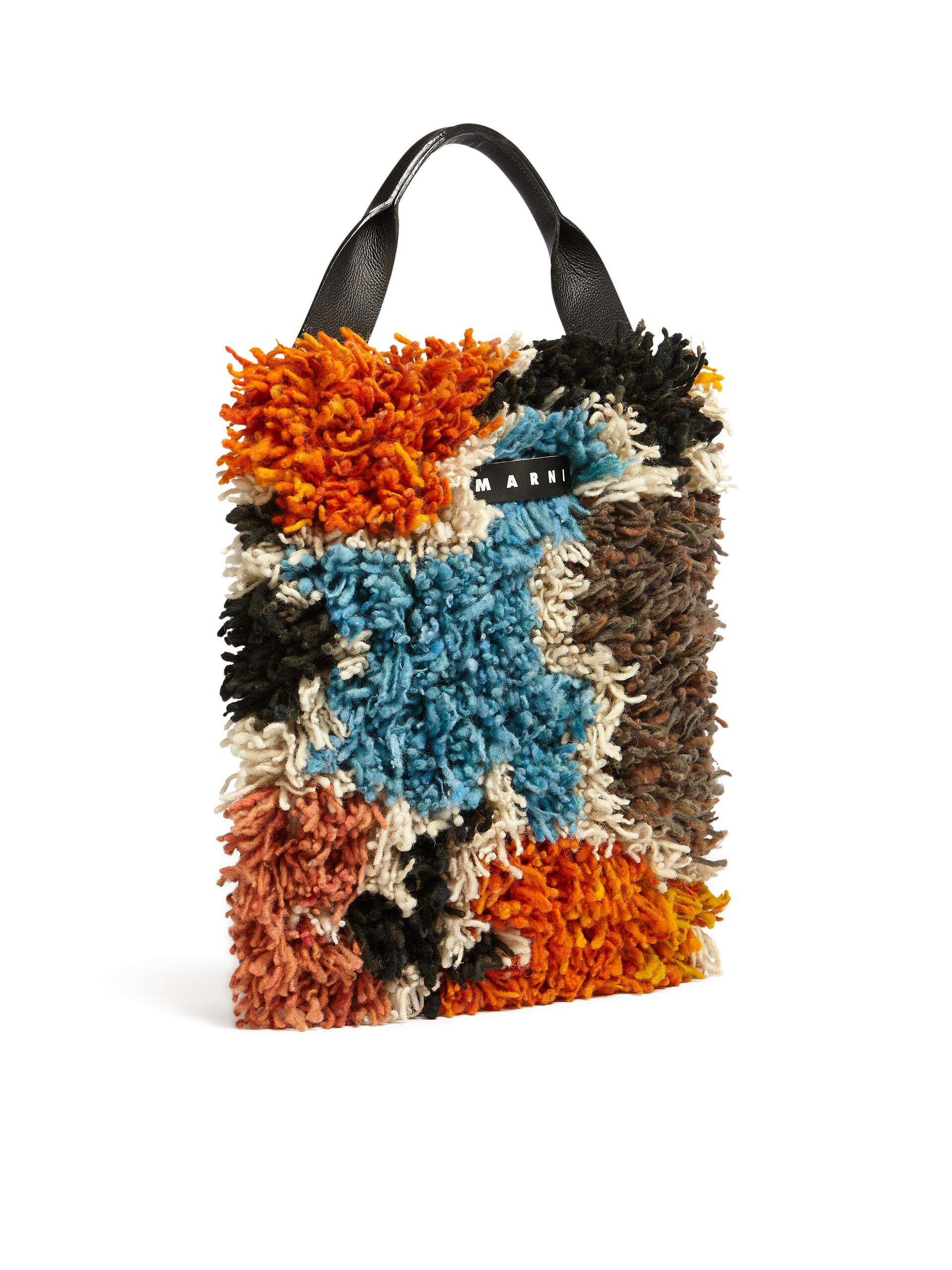 Borsa MARNI MARKET WOOL multicolore - Shopping Bags - Image 2