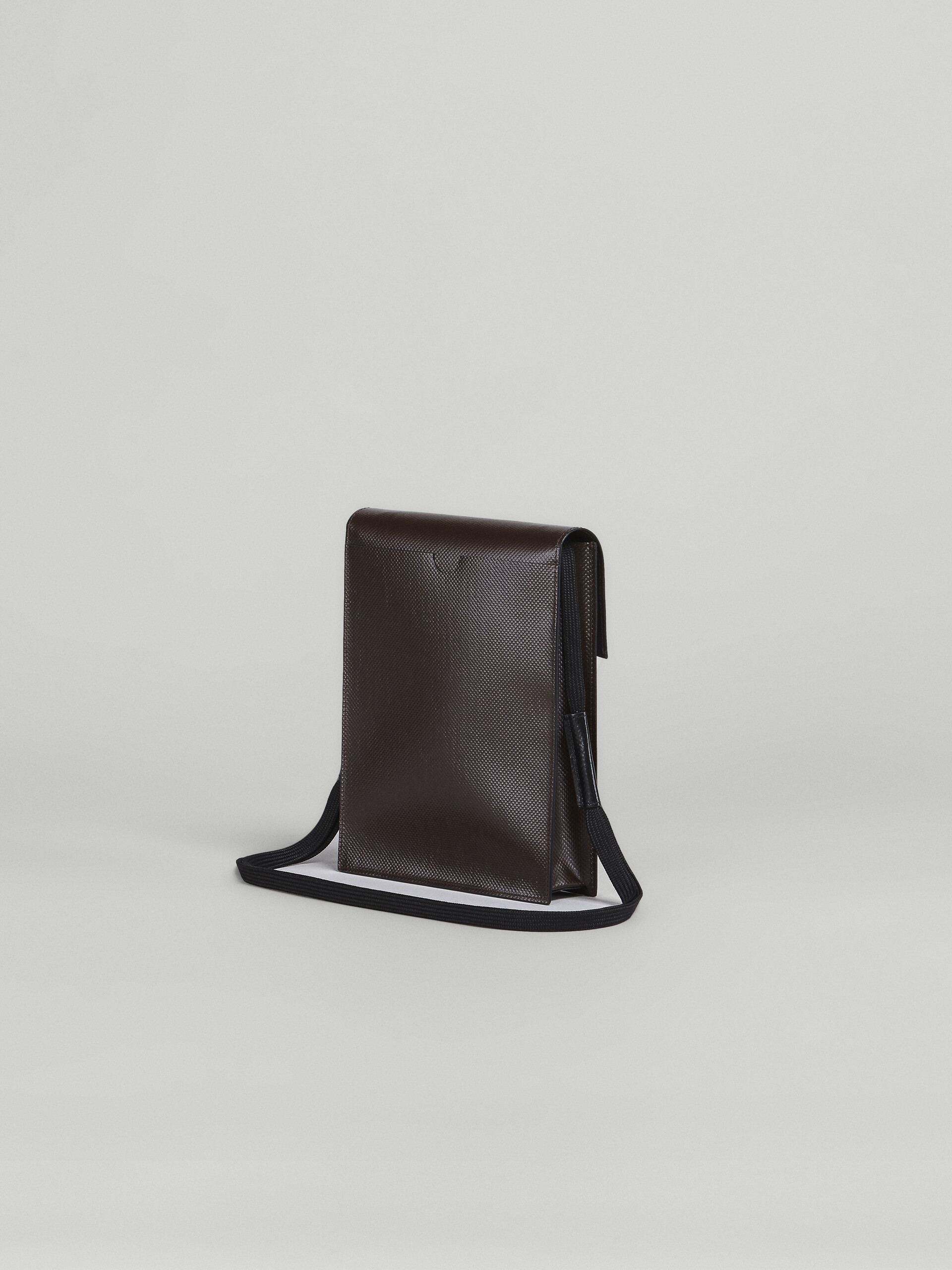 Sky blue and brown TRIBECA messenger bag - Shoulder Bags - Image 2
