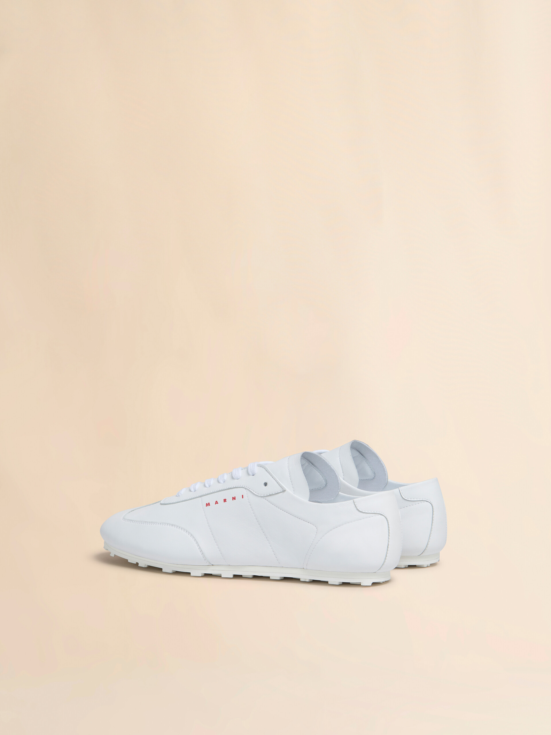 Black nappa leather Softy Soccer sneaker - Sneakers - Image 3