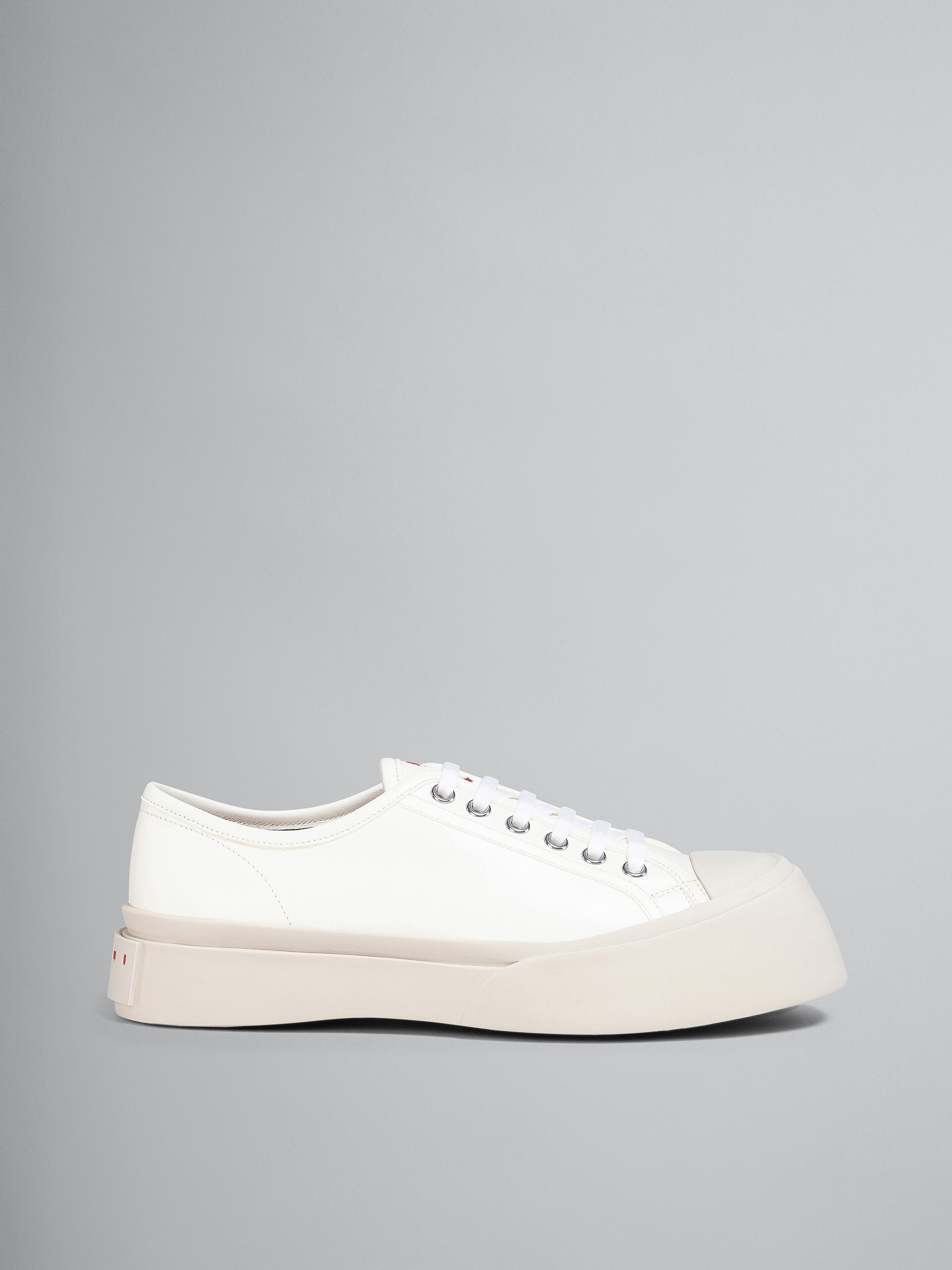 White nappa leather PABLO sneaker - Sneakers - Image 1