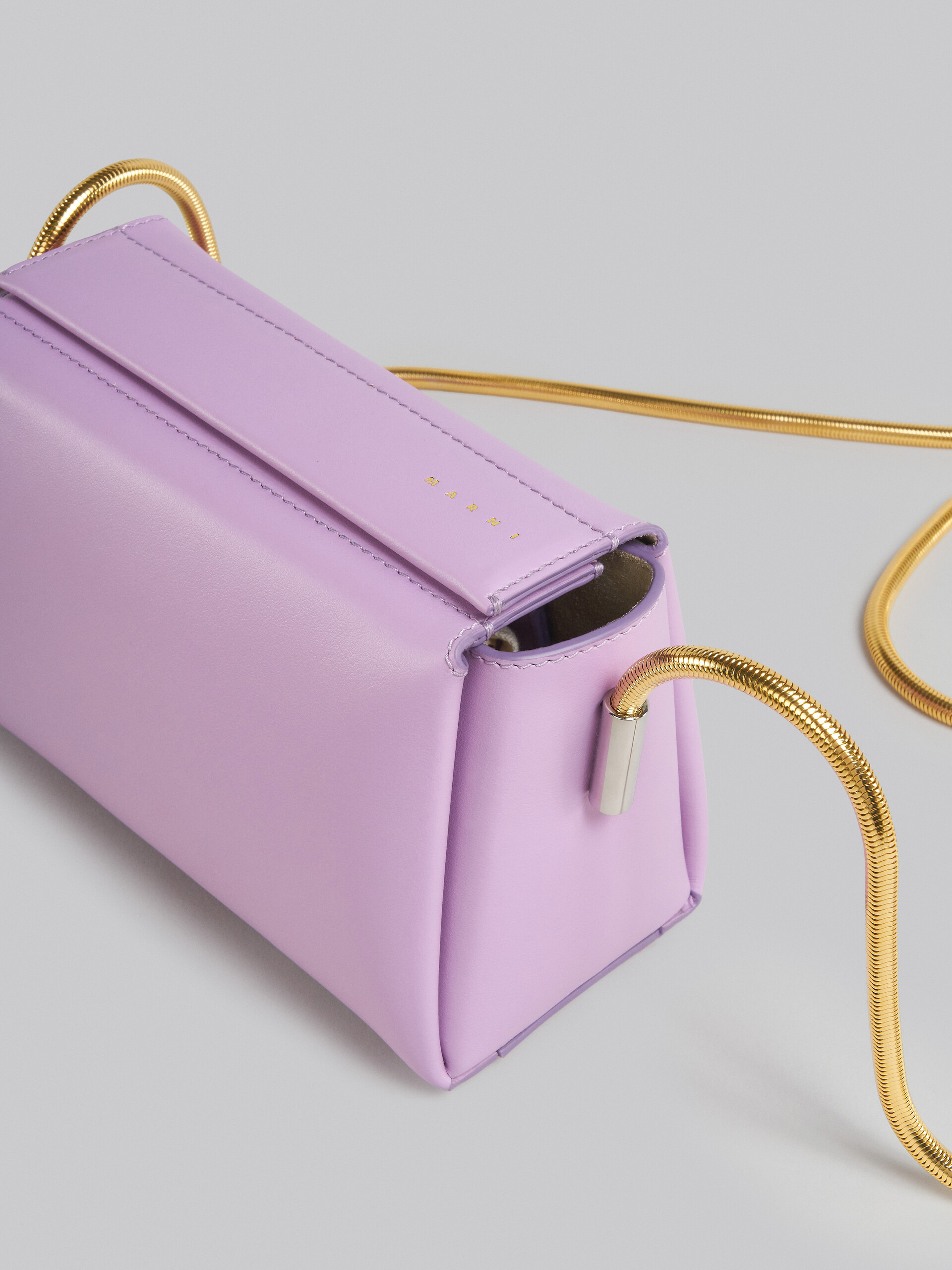 Toggle Small Bag in lilac leather - Shoulder Bags - Image 5