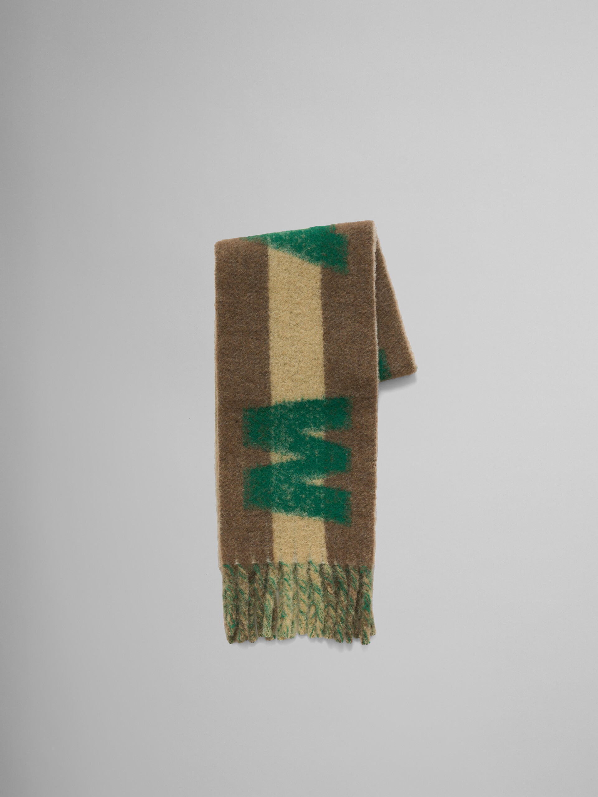 MARNI マルニ18FW モヘアアルパカミディアムスカートファー