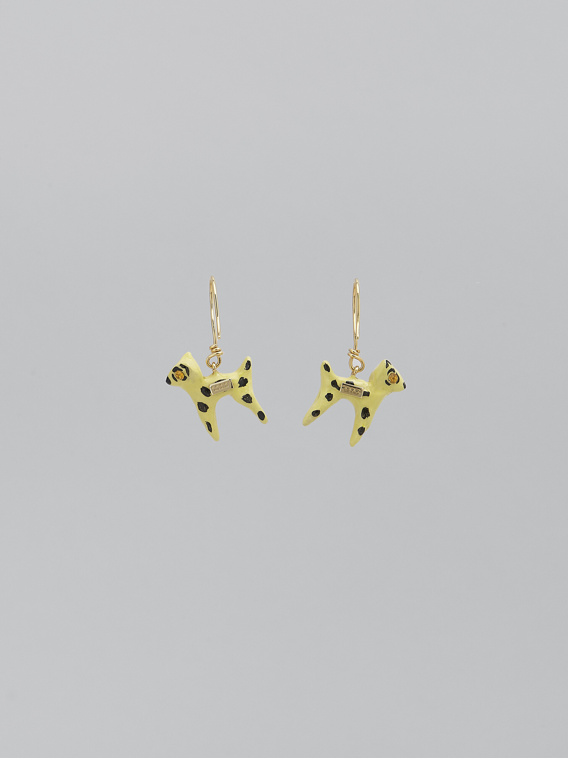 PLAYFUL yellow earrings - Earrings - Image 3