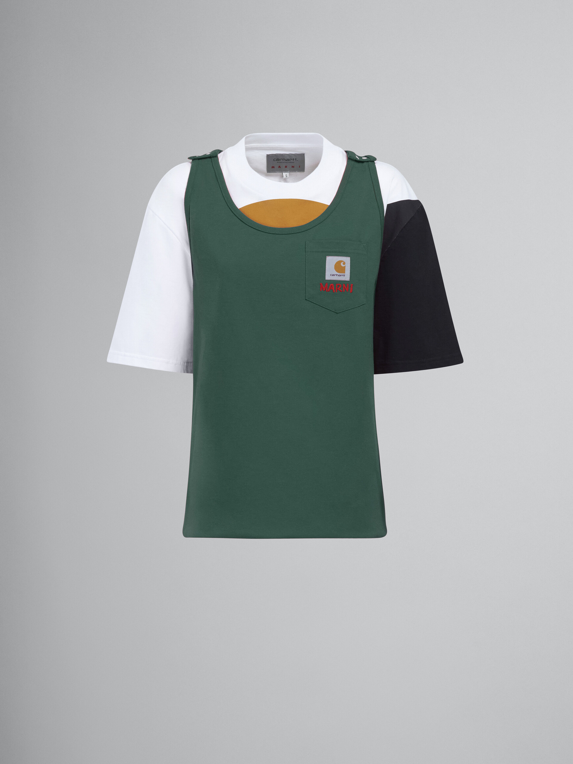 MARNI x CARHARTT WIP - green logo T-shirt - T-shirts - Image 1