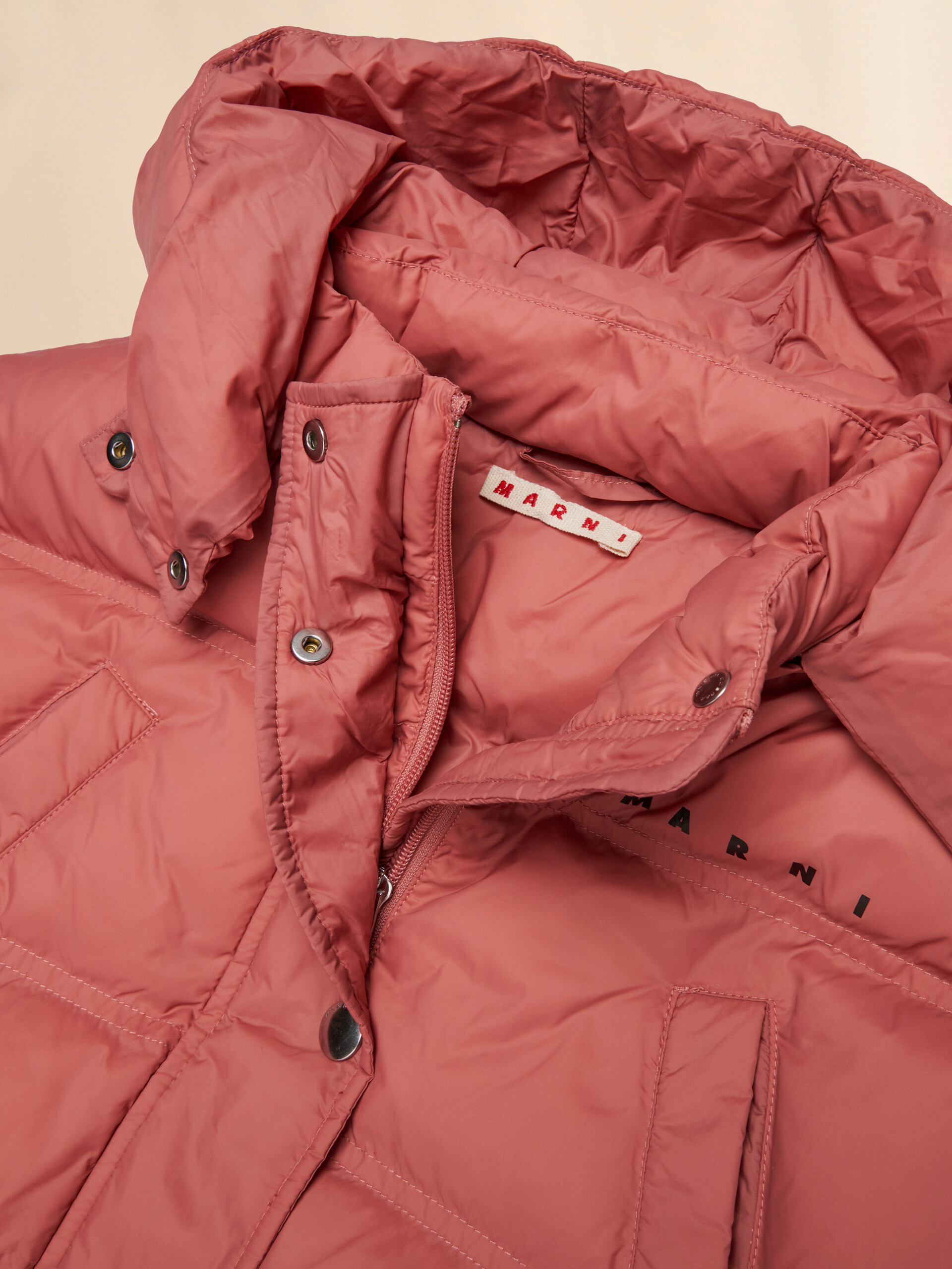 Cropped hooded padded jacket - Jackets - Image 3