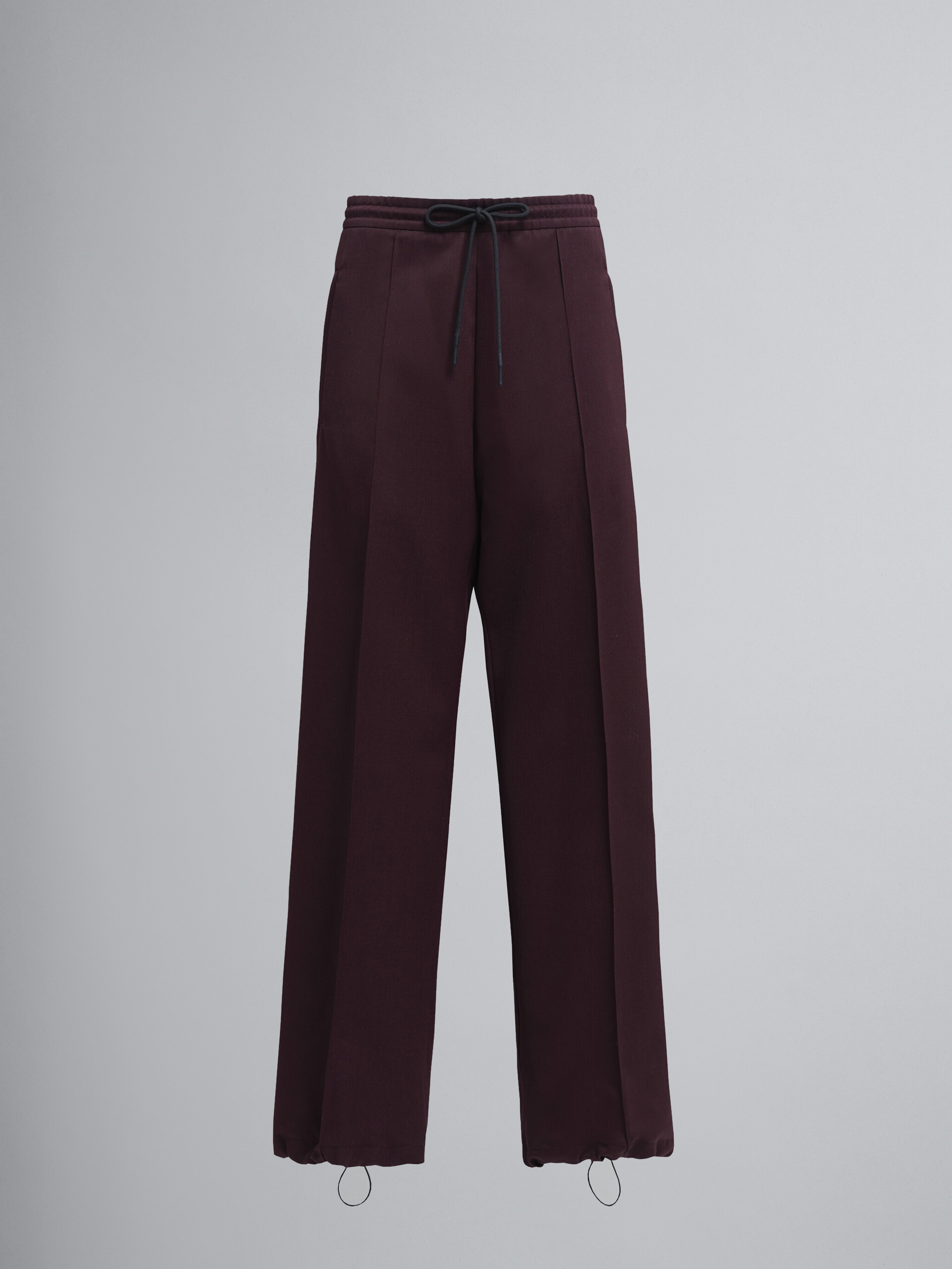 Pantaloni in gabardine di lana - Pantaloni - Image 1
