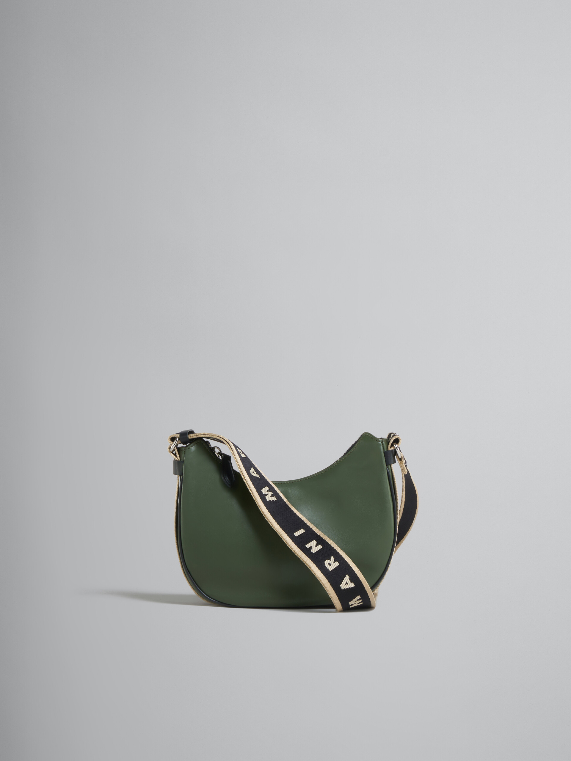 Bey Bag in green leather - Shoulder Bag - Image 1