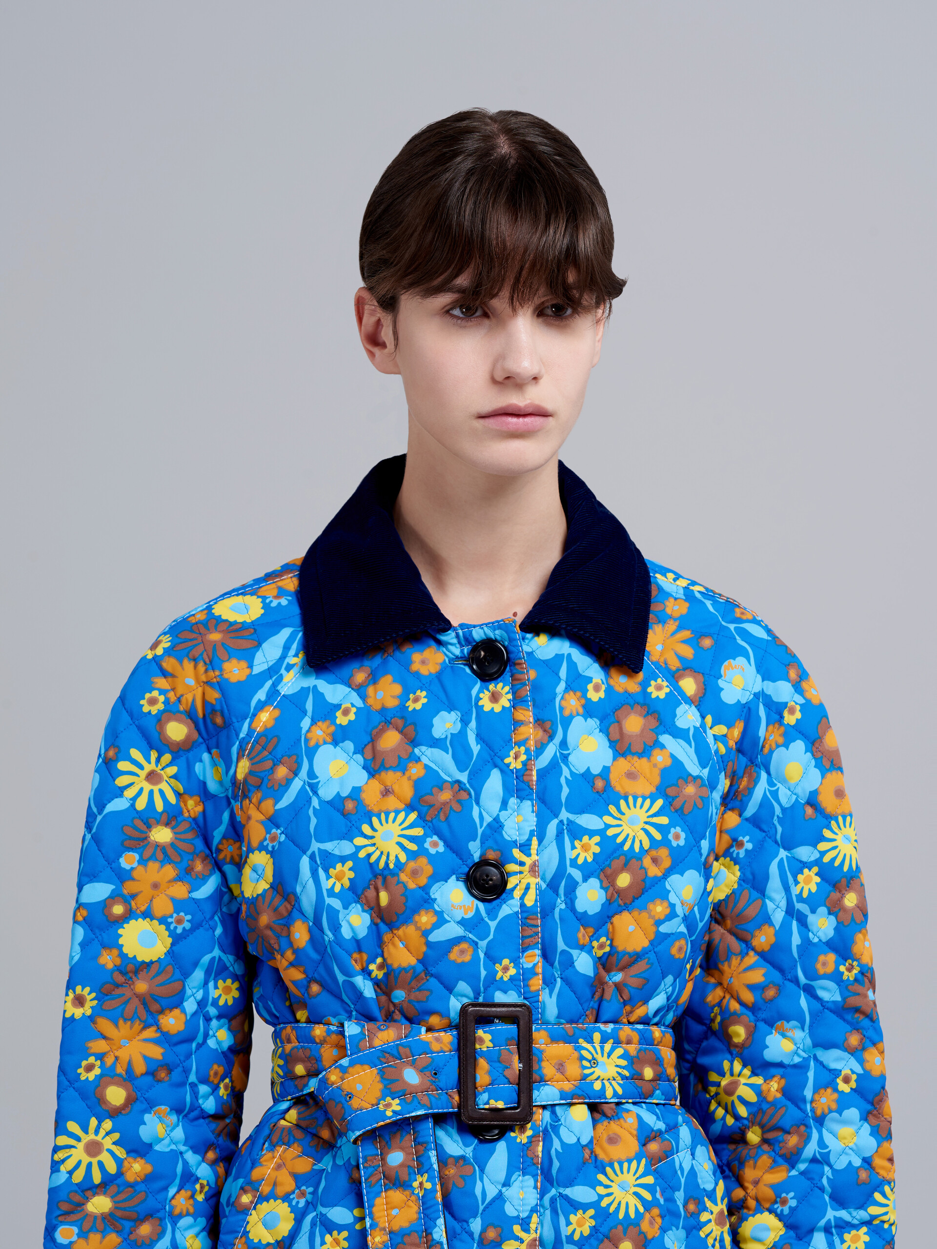 Vertical Garden print nylon jacket - Jackets - Image 4