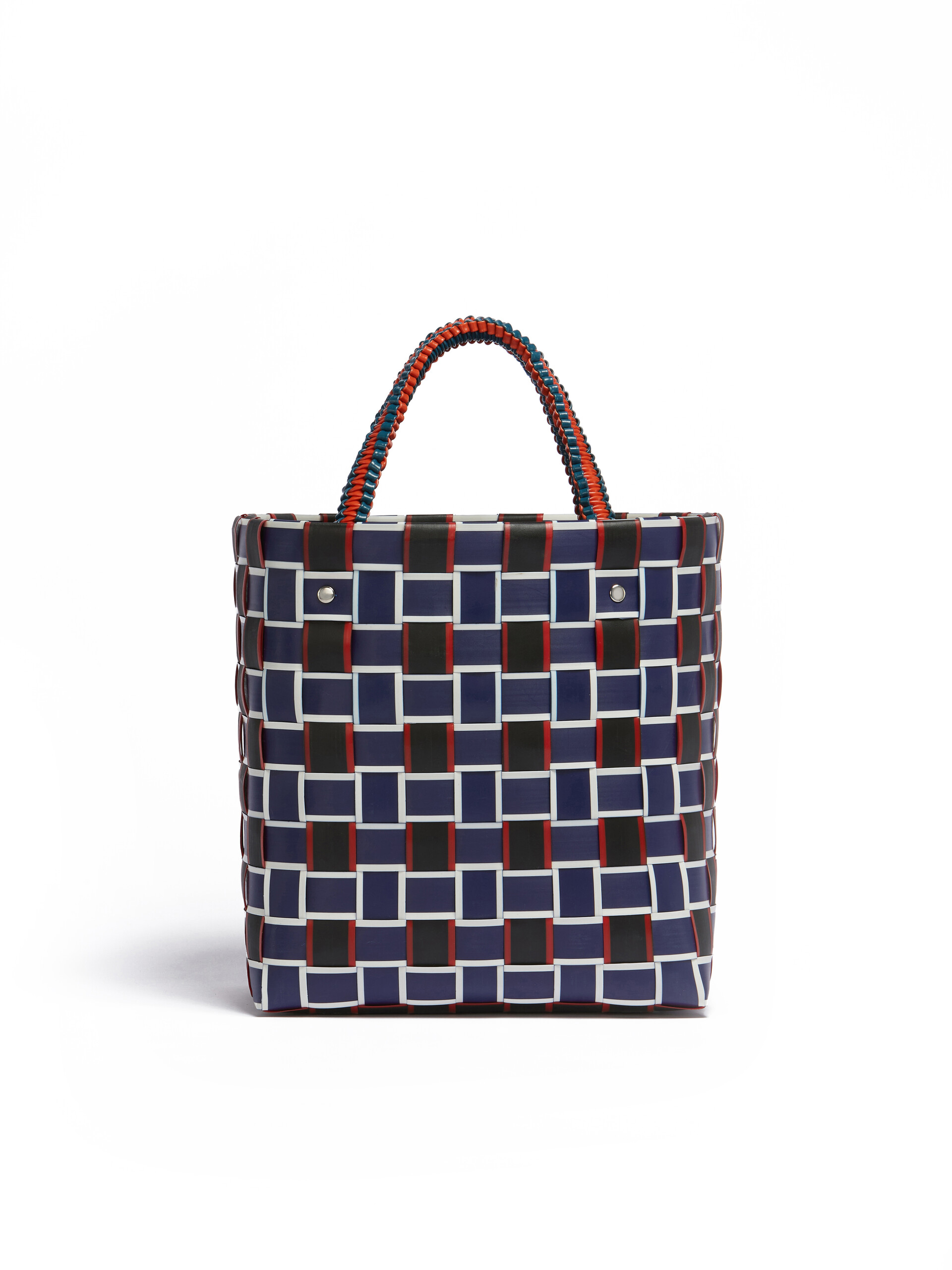 ピンク&グリーン MARNI MARKET TAPE BASKET BAG - ショッピングバッグ - Image 3
