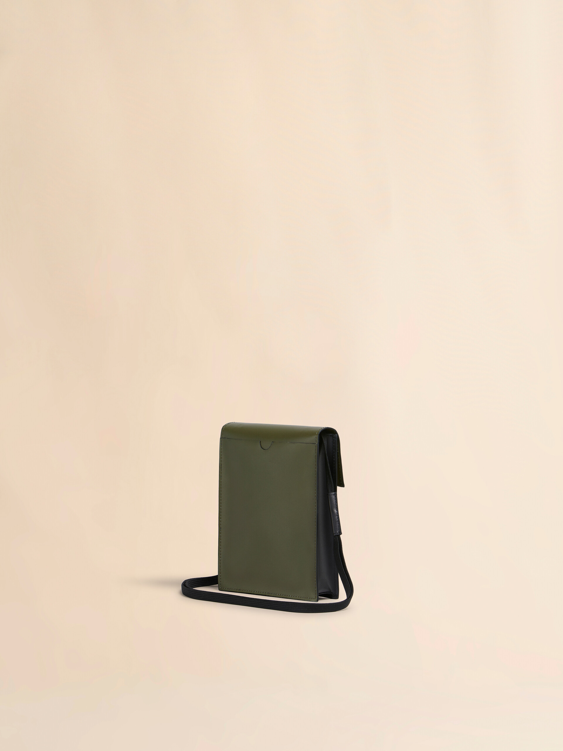 Deep green and black Tribeca shoulder bag - Shoulder Bag - Image 3