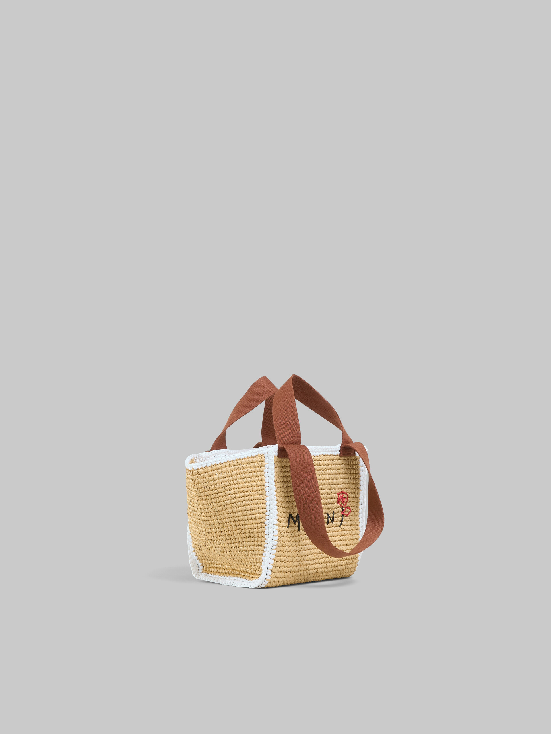 Natural macramé Sillo small shopper - Shopping Bags - Image 6
