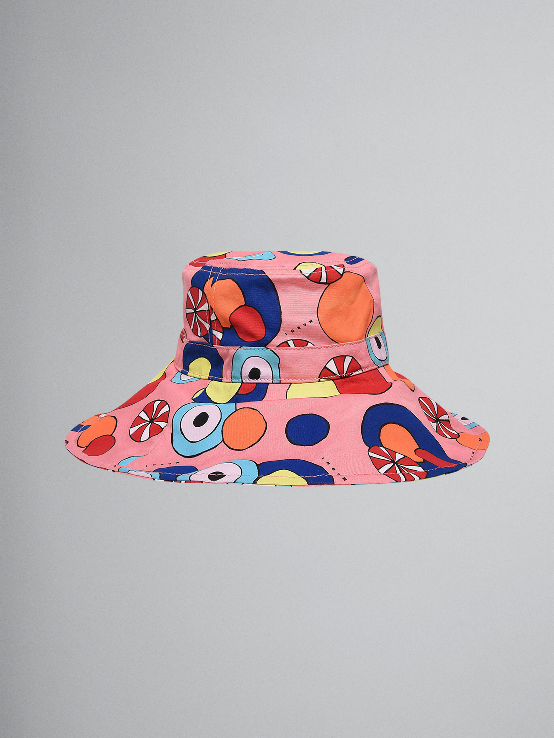 Fischerhut aus Baumwolle mit Ombrelloni-Print - Hüte - Image 1