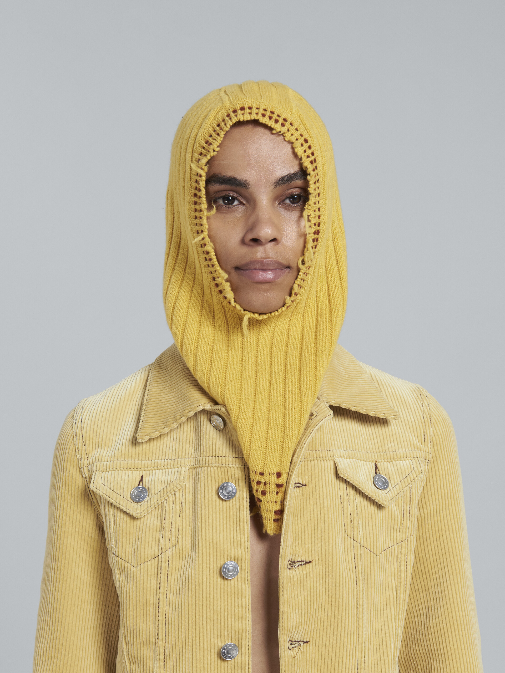 Yellow knitted balaclava - Other accessories - Image 2