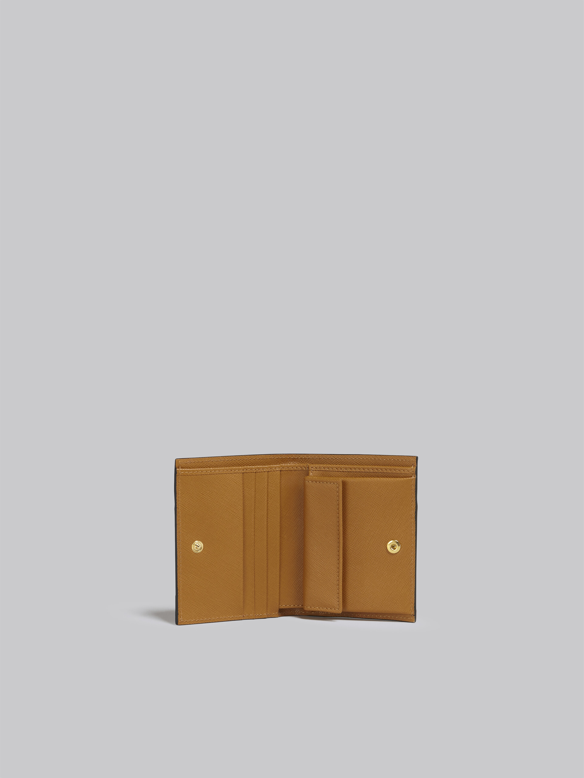 レッド ホワイト ブラウン サフィアーノレザー製 二つ折りウォレット - 財布 - Image 2