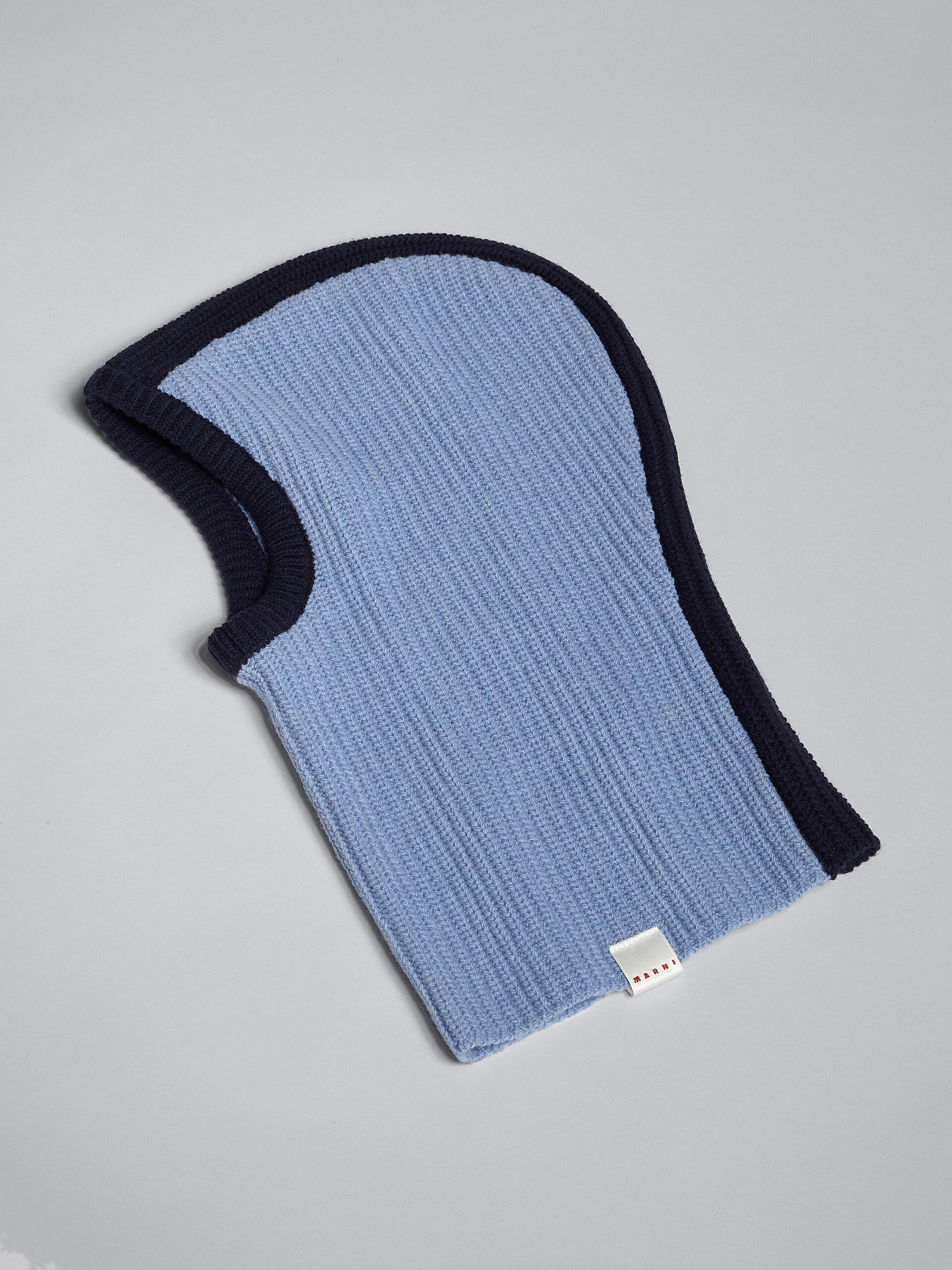 Pale blue Shetland wool balaclava - Other accessories - Image 3