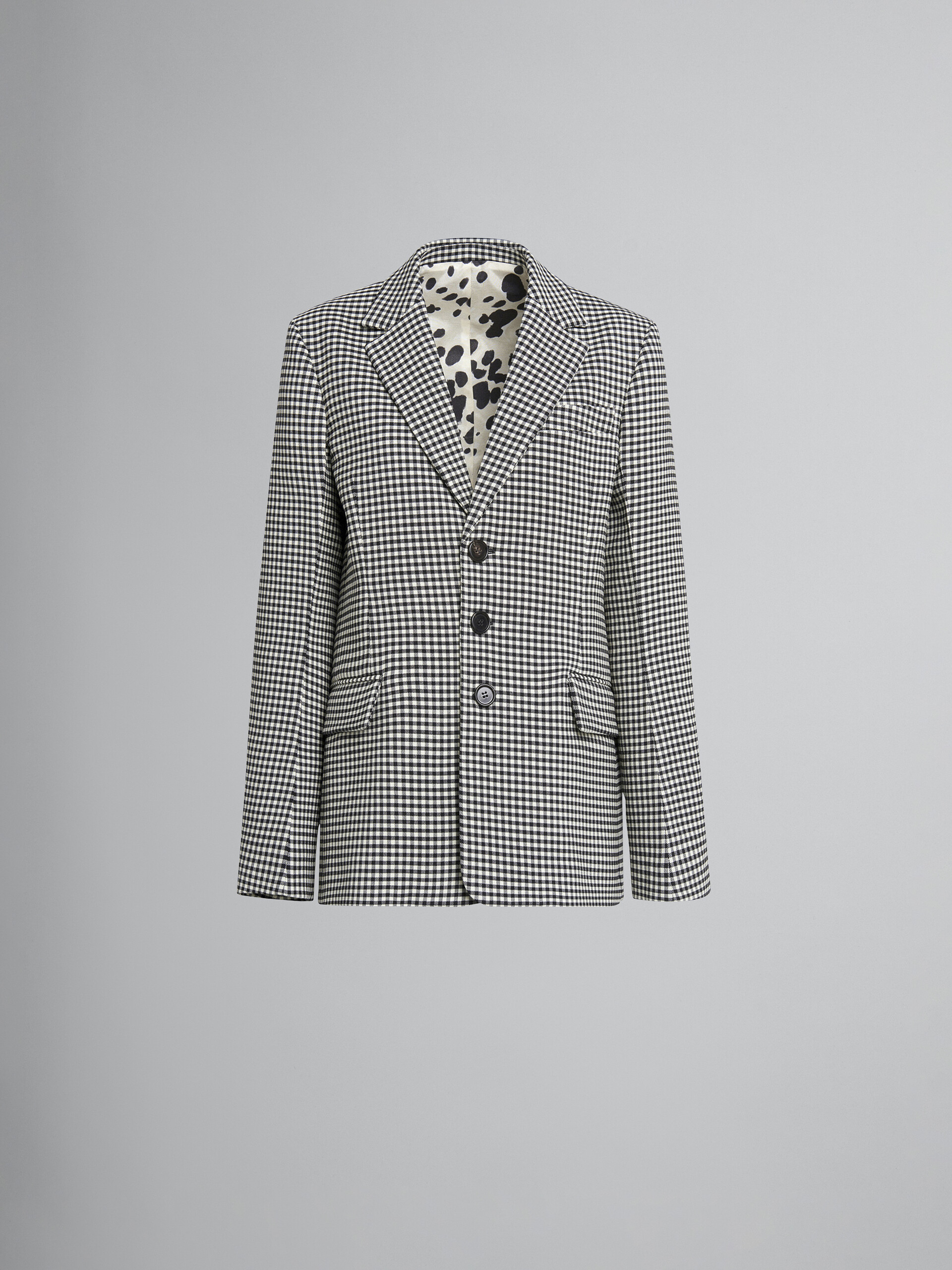 Reversible houndstooth wool blazer | Marni