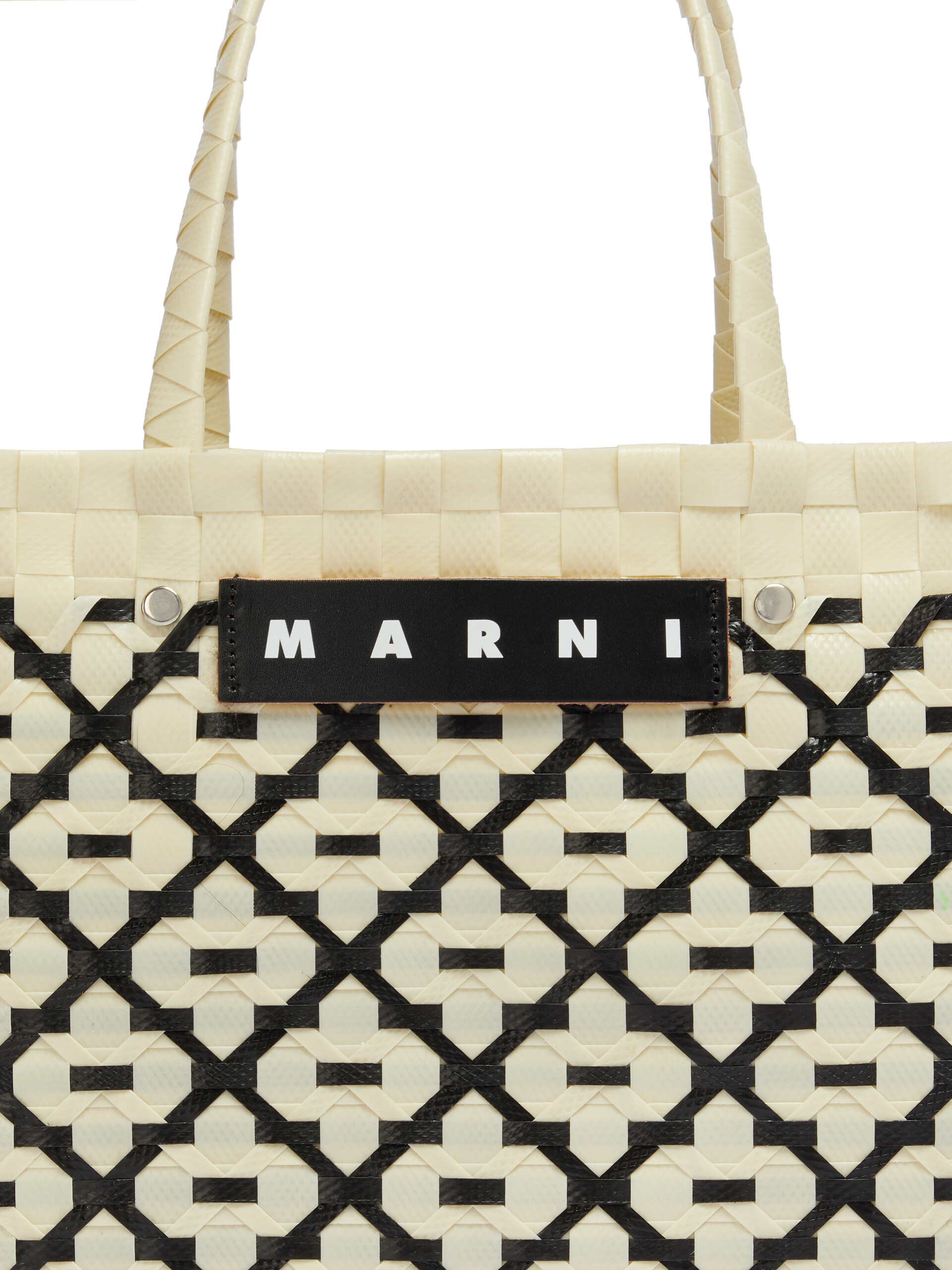 ブルー レッド MARNI MARKET Criss-Cross ミニ バスケットバッグ - ショッピングバッグ - Image 4