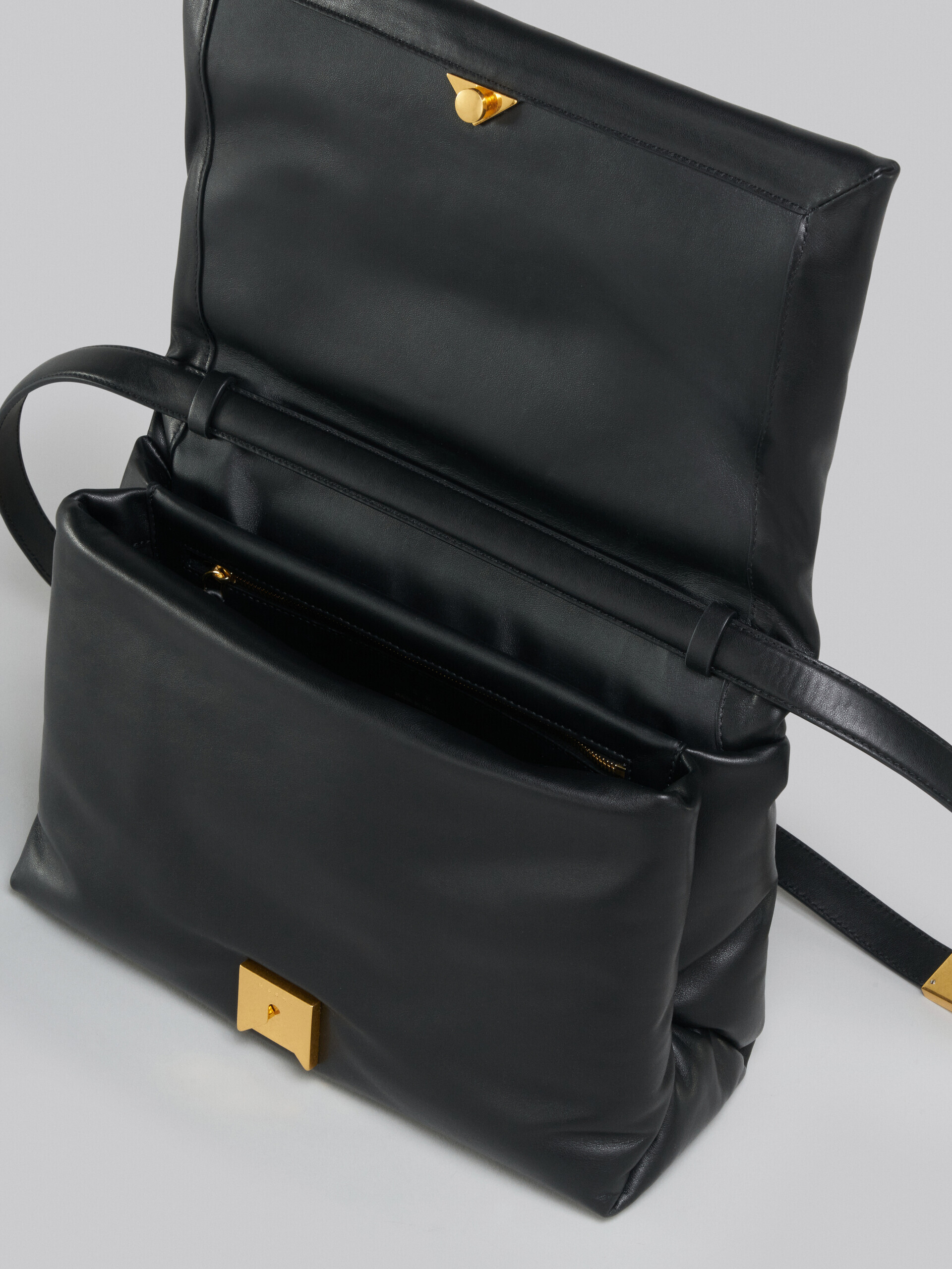 Large black calfskin Prisma bag - Shoulder Bags - Image 4