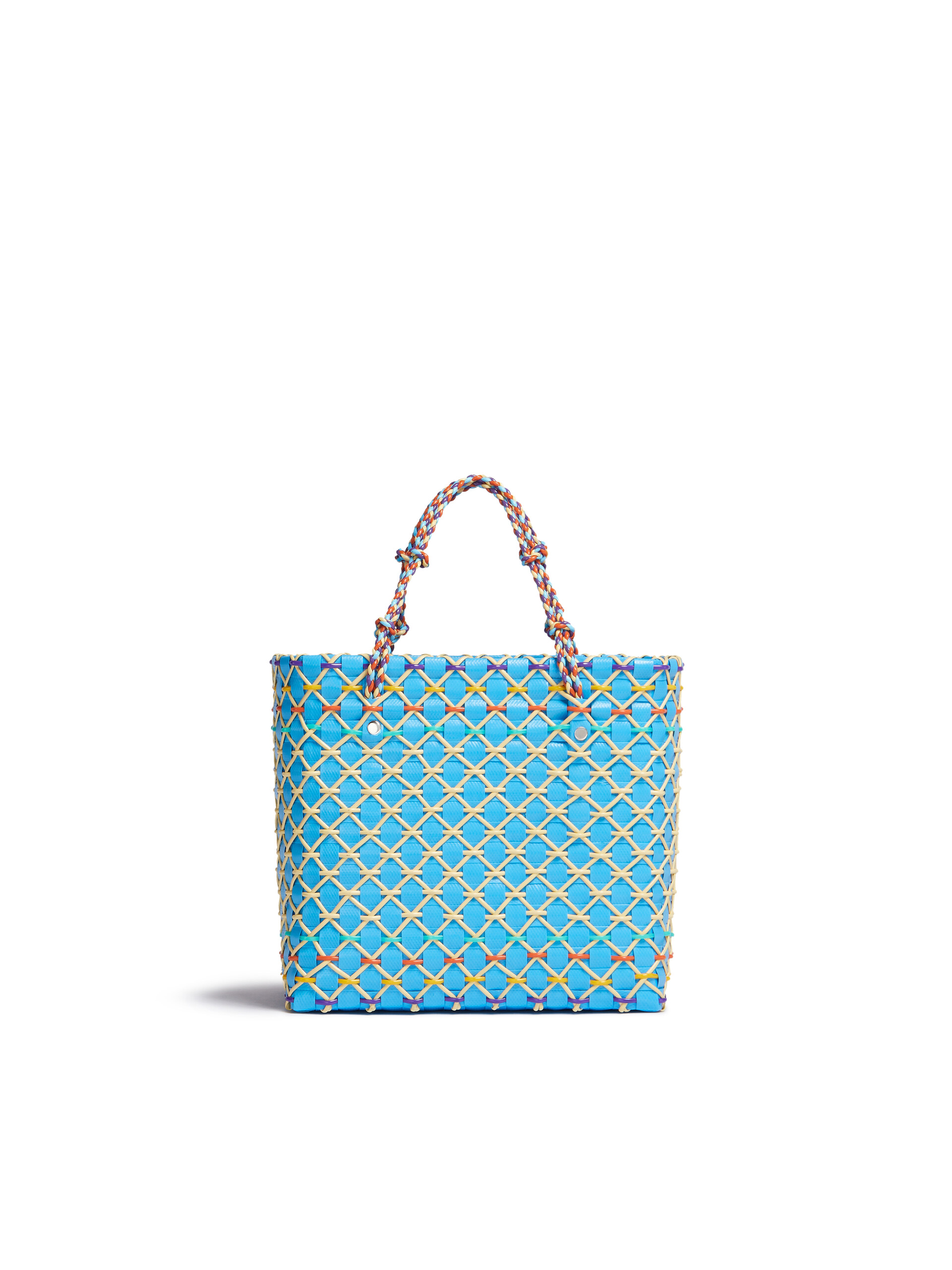 Blue MARNI MARKET CAKE BASKET bag - Shopping Bags - Image 3