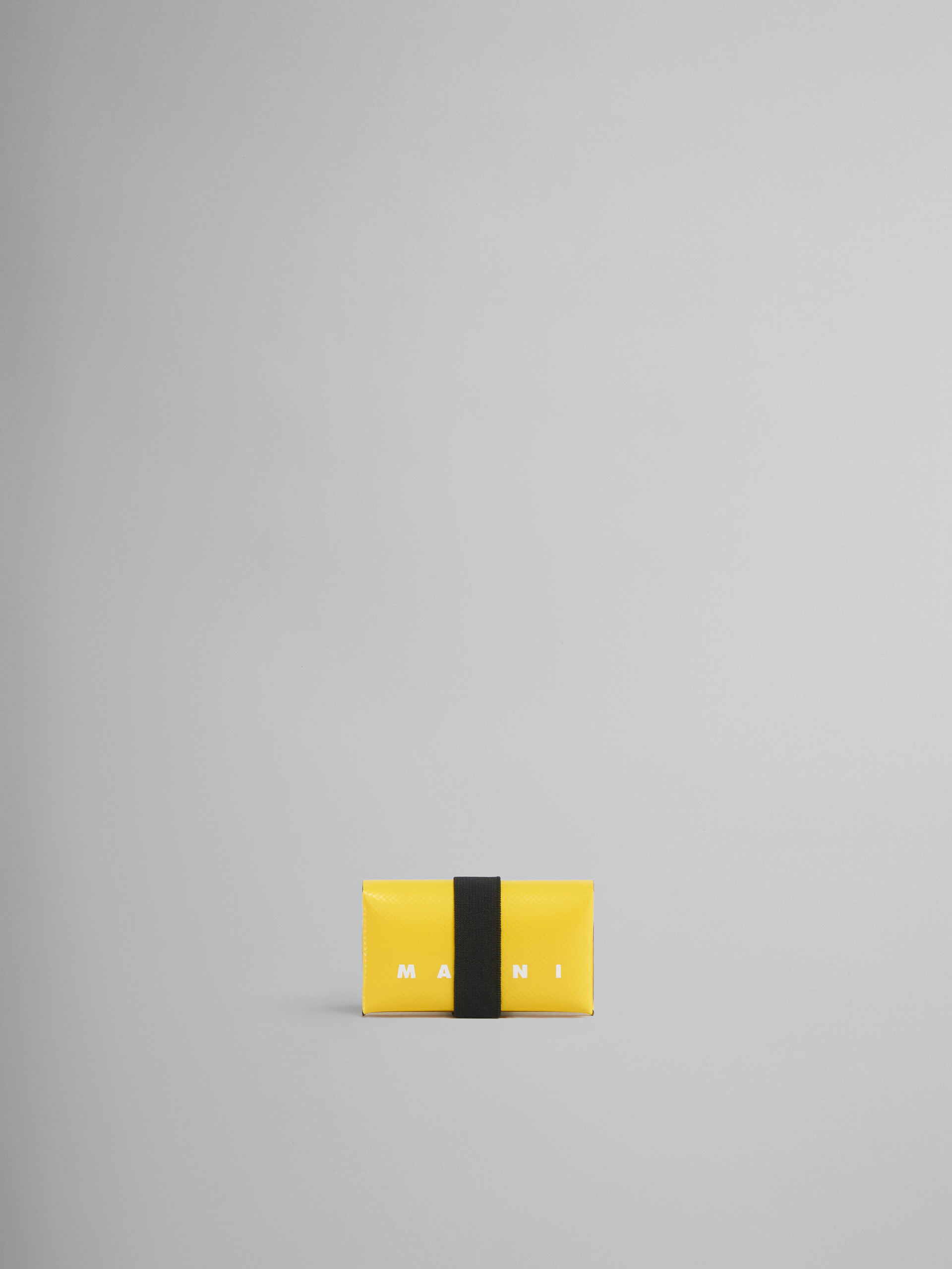 Yellow tri-fold wallet - Wallets - Image 1