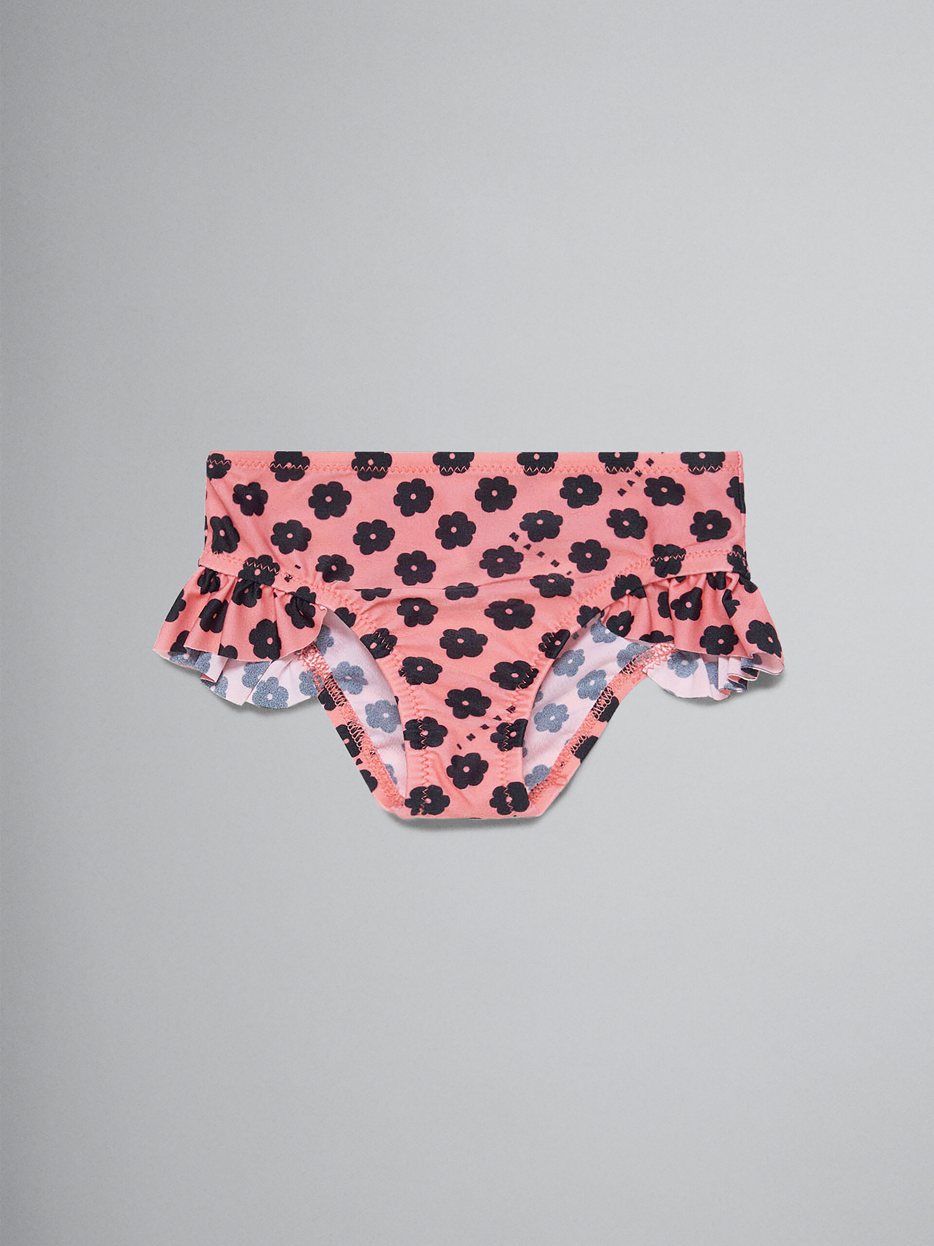 Bas de bikini rose à motif floral - Maillots de bain - Image 1