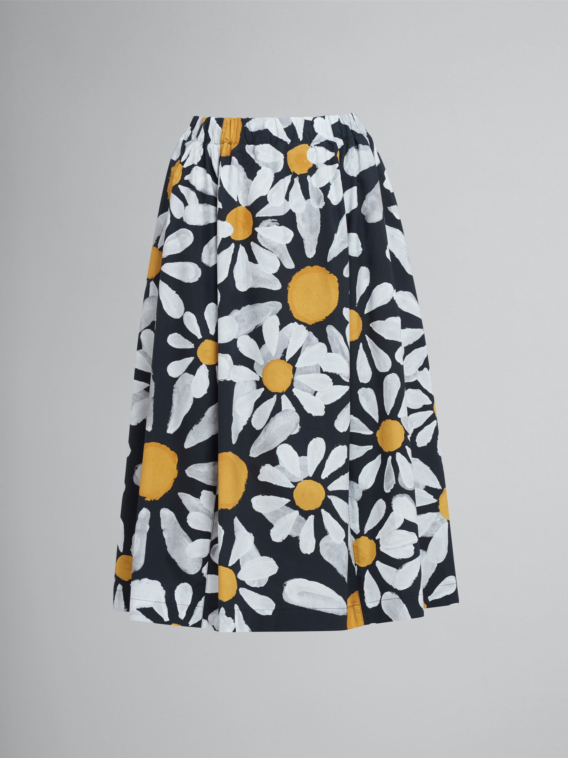 Euphoria print poplin balloon skirt - Skirts - Image 1