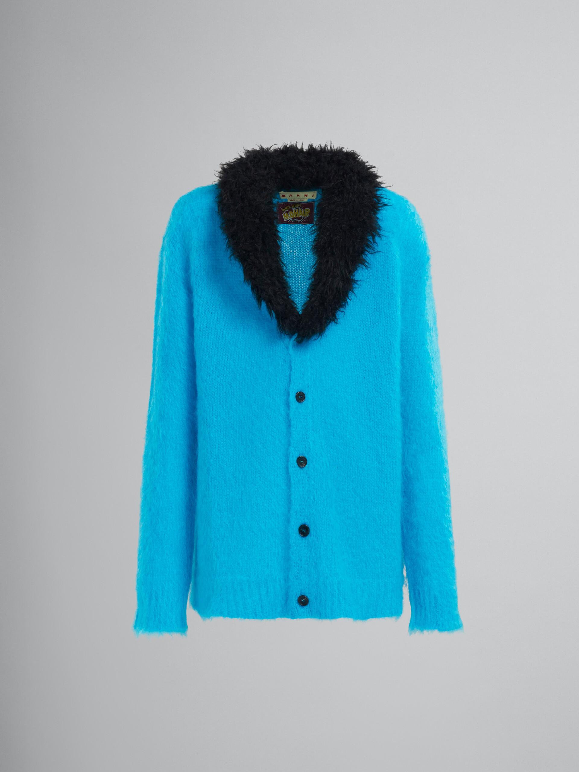 Mohair and wool cardigan - Pullovers - Image 1