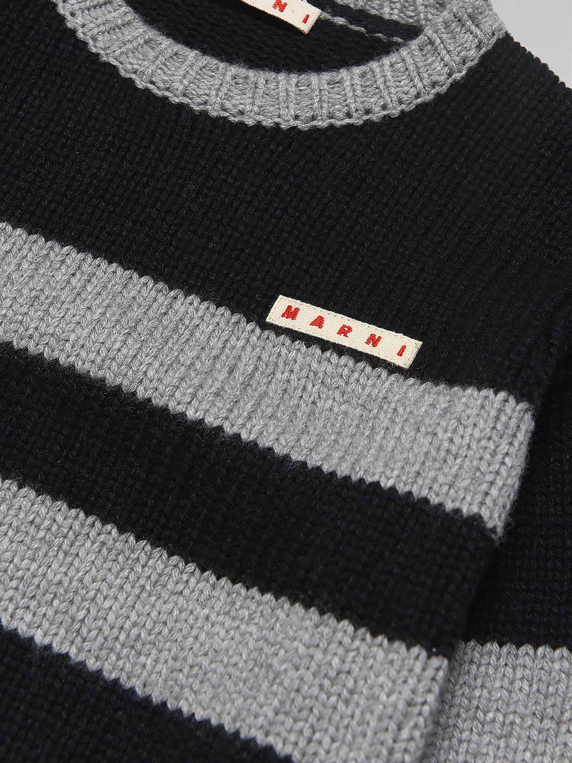 Striped crewneck jumper - Knitwear - Image 3