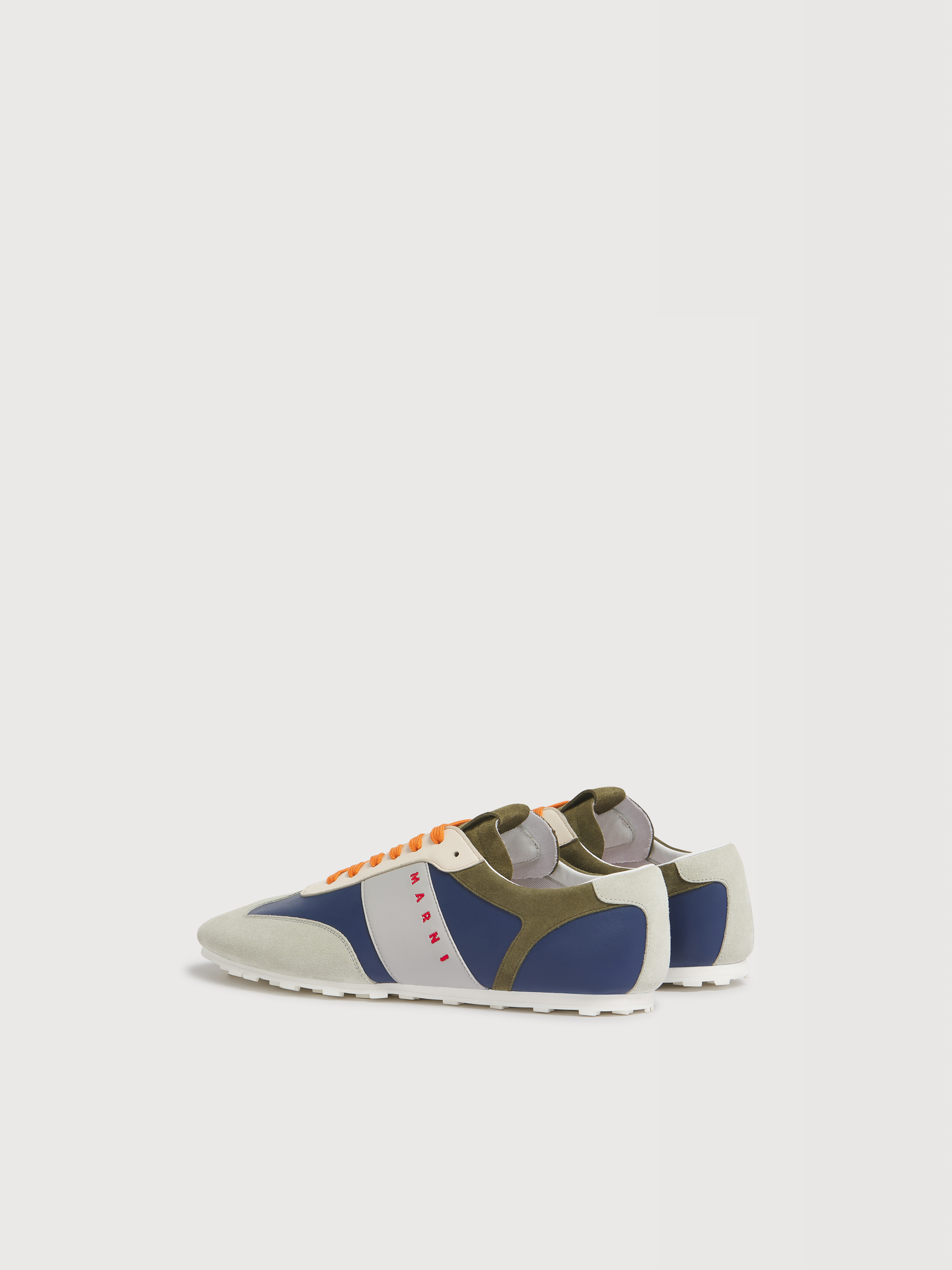 Black leather and multicolour suede Softy Soccer sneaker - Sneakers - Image 3