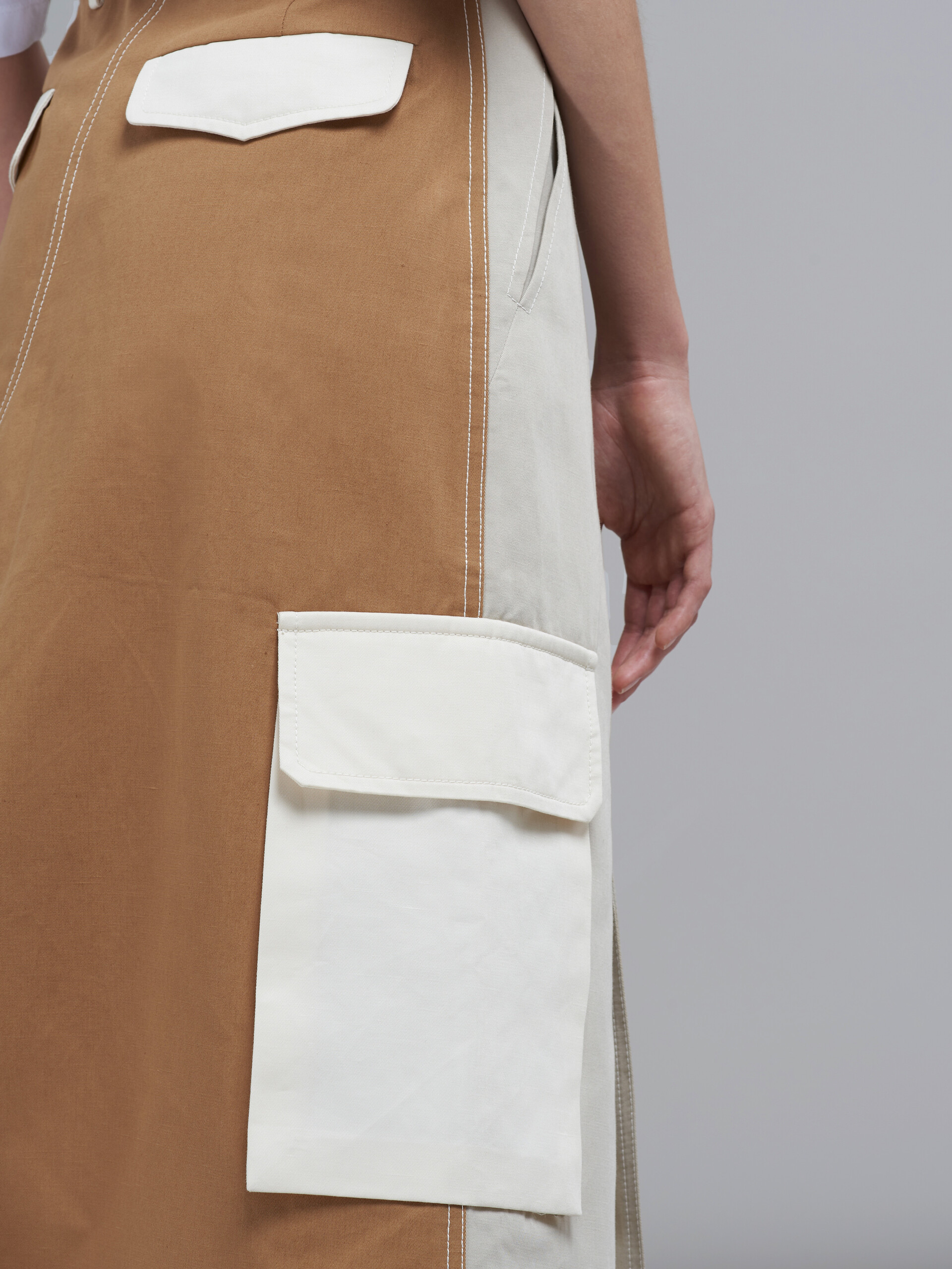 Organic cotton drill skirt - Skirts - Image 4