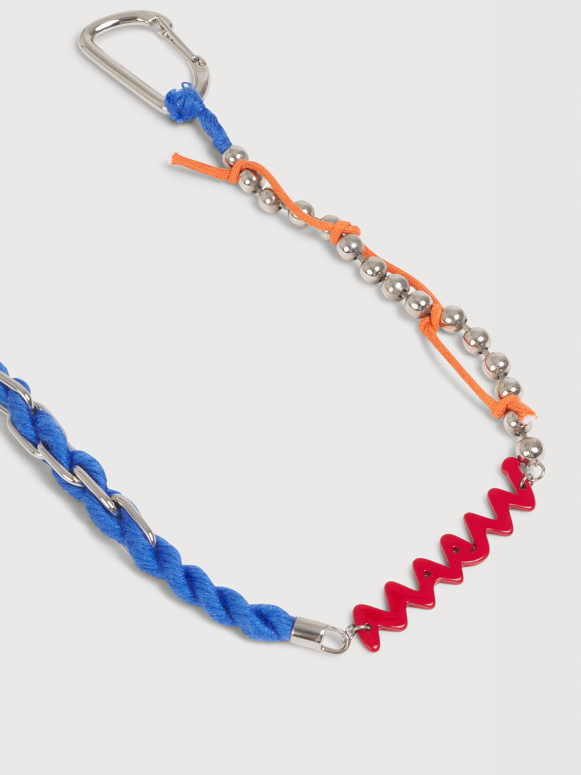 Red enamel Marni Symbol double hook charm - Key Rings - Image 2