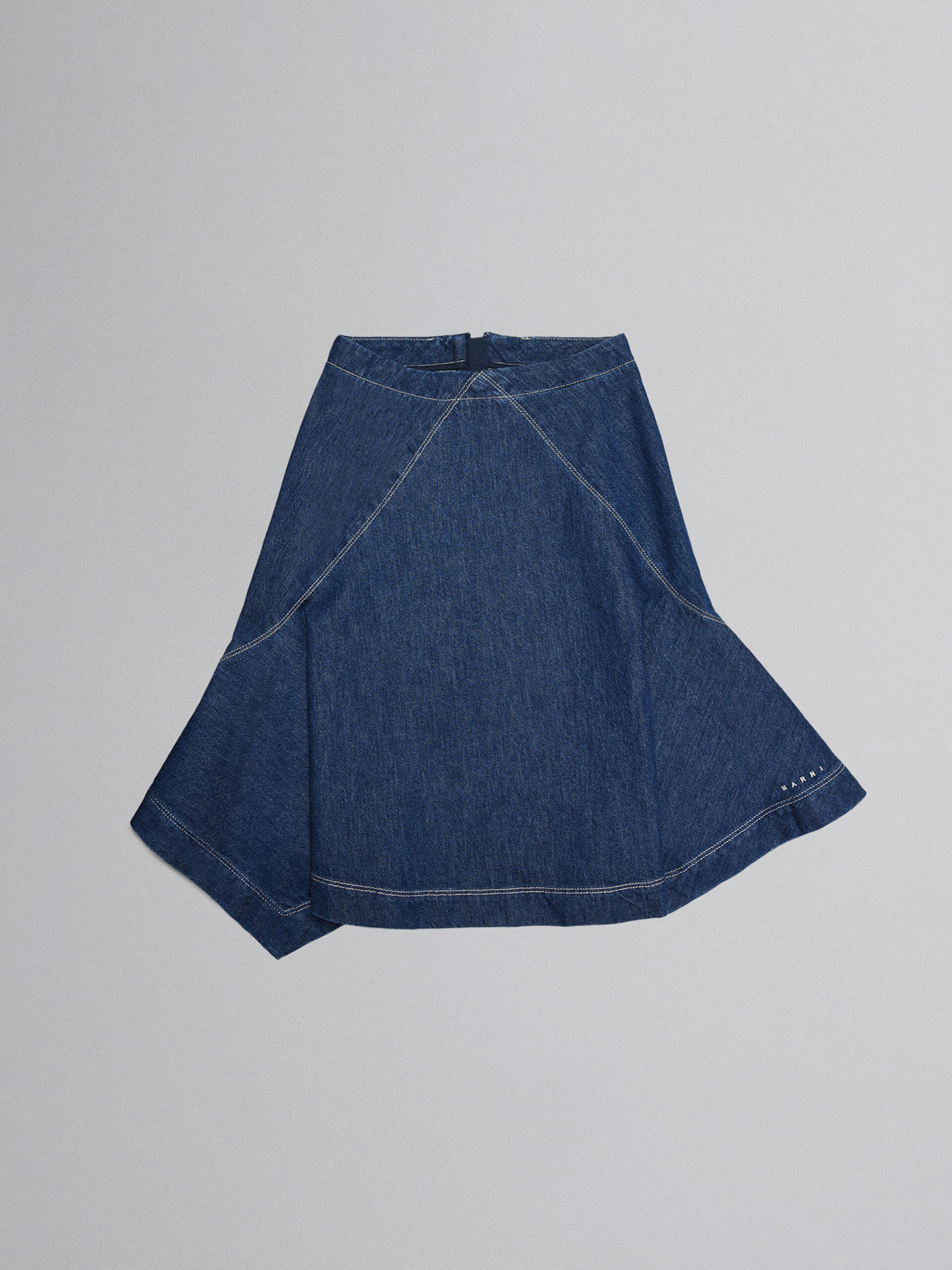 Denim handkerchief skirt - Skirts - Image 1
