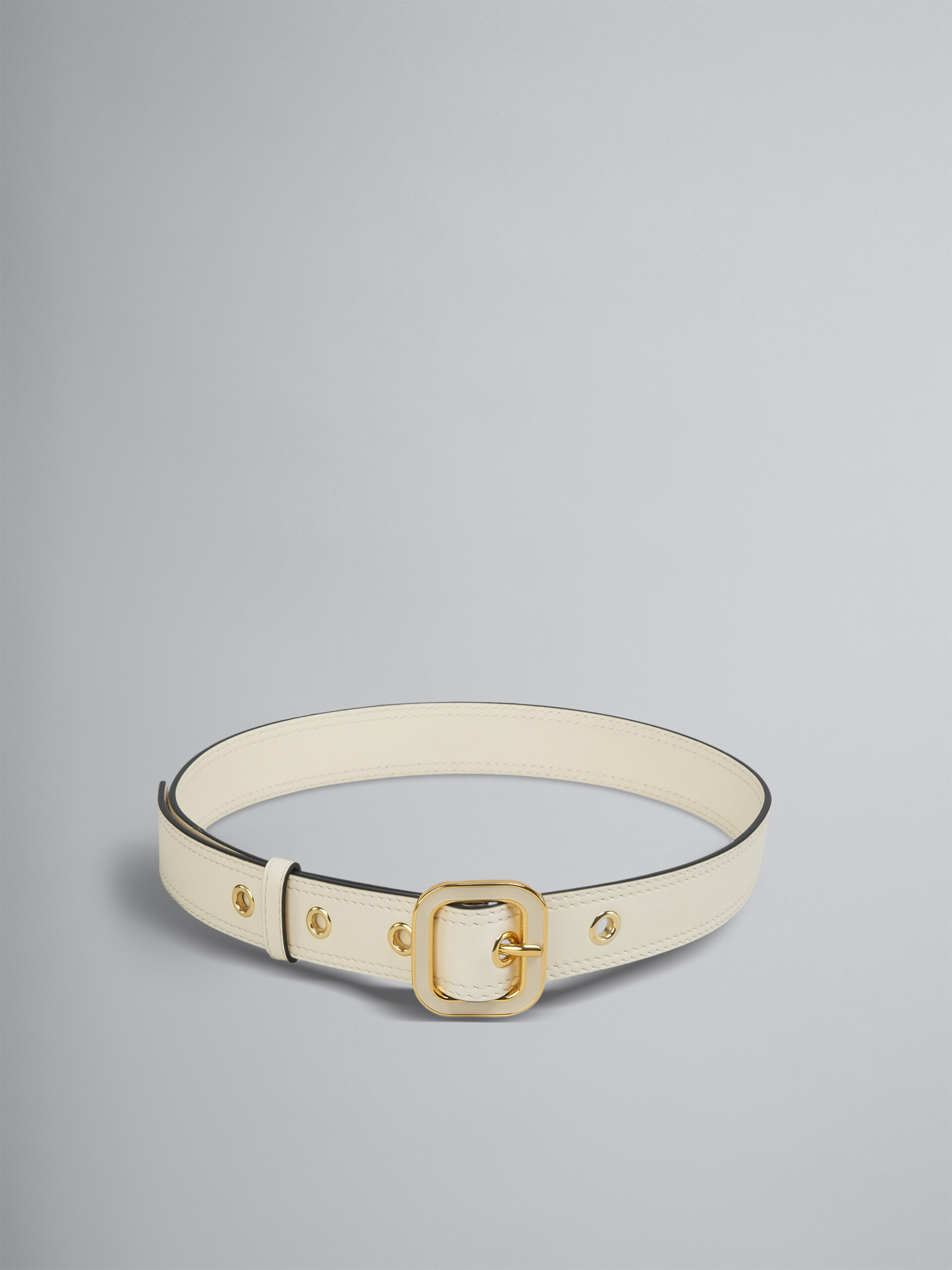 White leather belt - Belts - Image 1