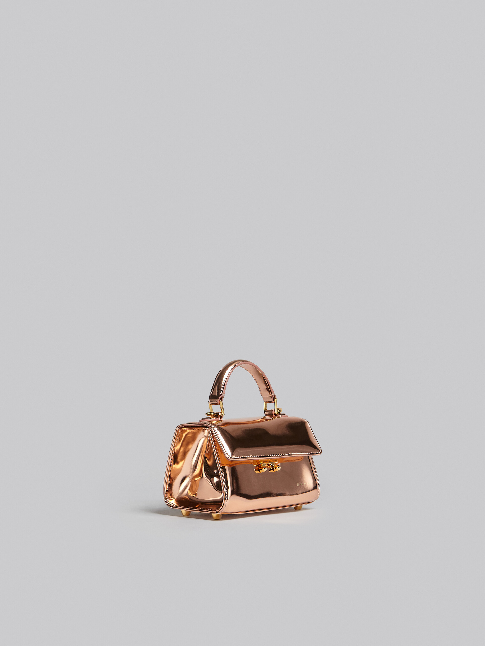 Relativity Mini Bag in pink mirrored leather - Handbag - Image 5