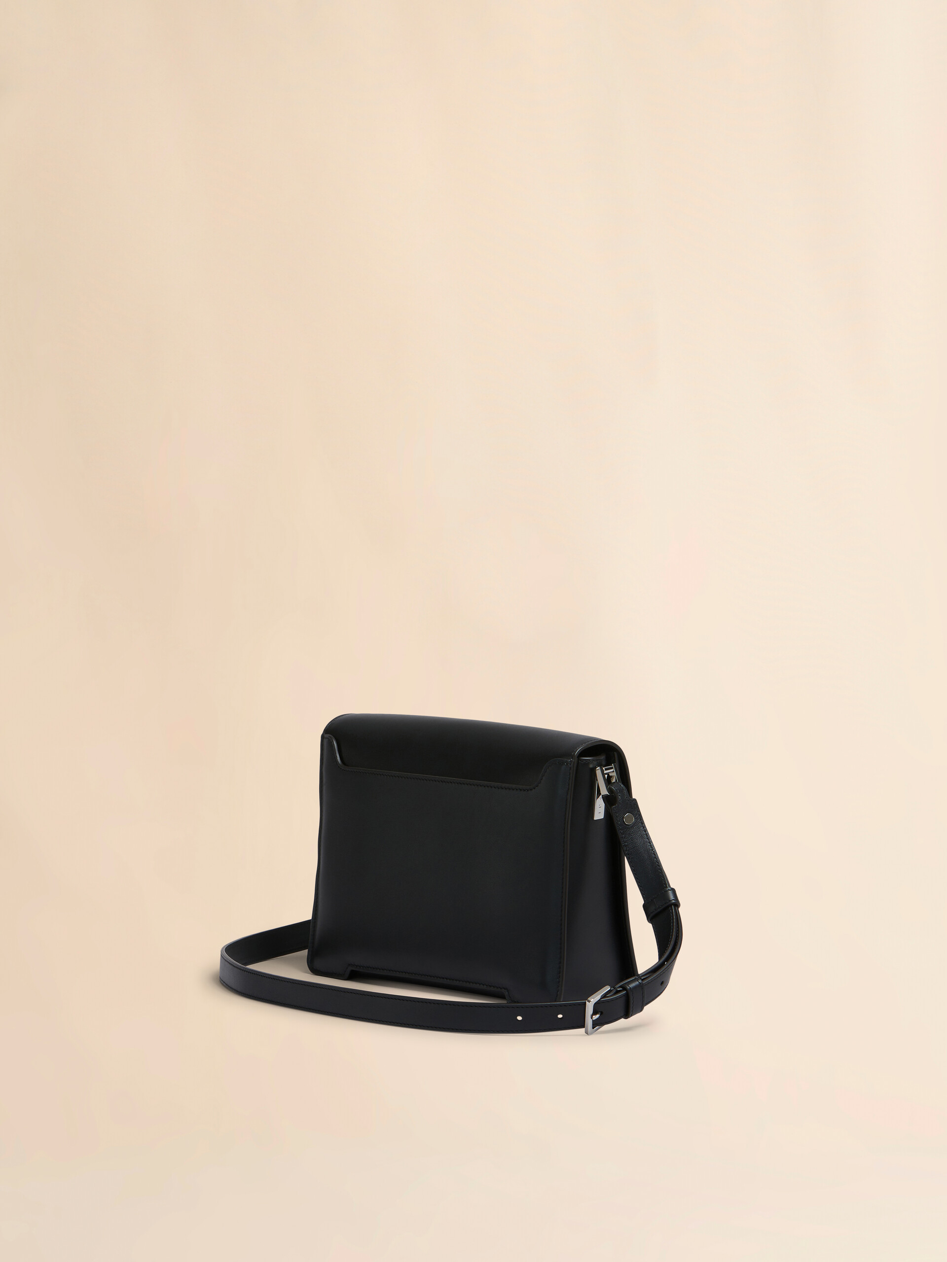 Deep blue leather Trunkaroo medium shoulder bag - Shoulder Bags - Image 3