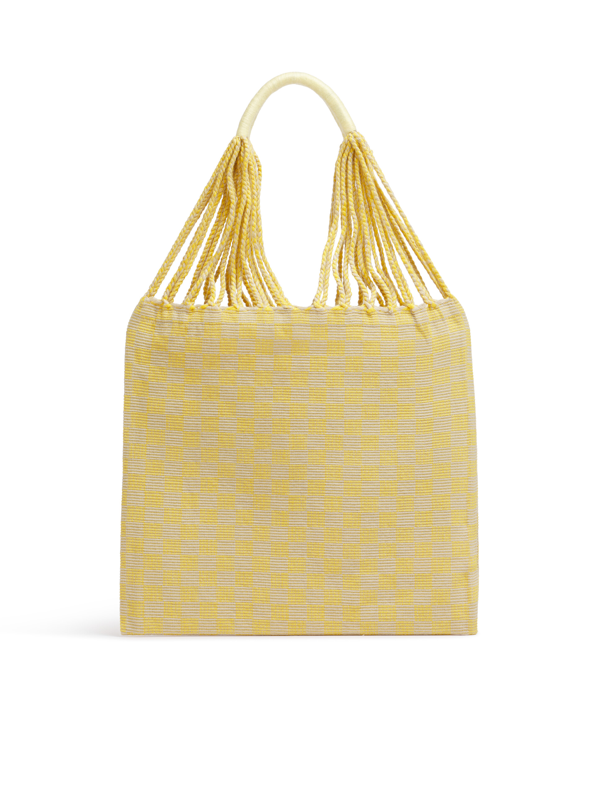 ホワイト MARNI MARKET CHECKERBOARD HAMMOCK BAG - ショッピングバッグ - Image 3