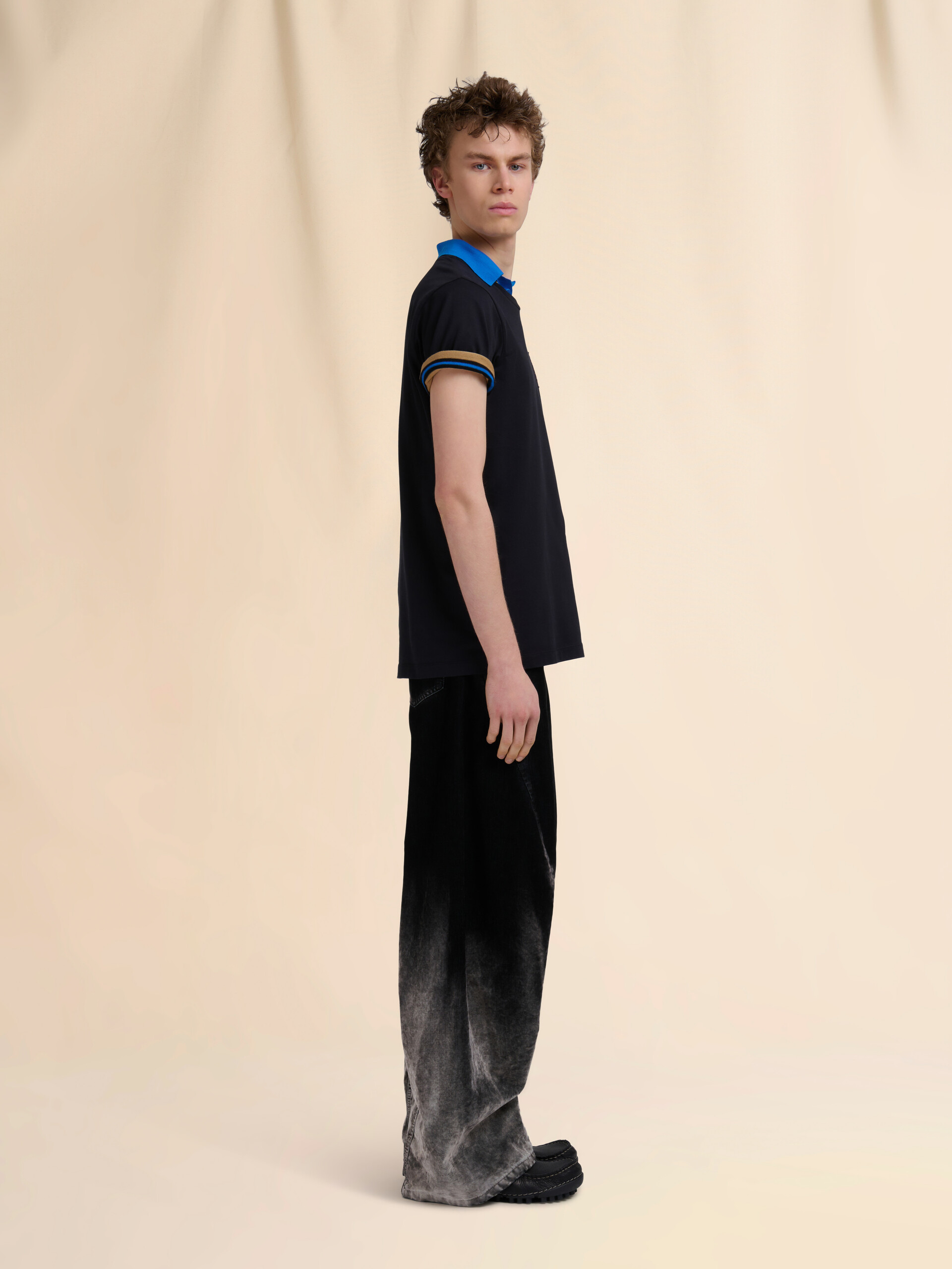 인디고 크루넥 티셔츠 - 셔츠 - Image 5