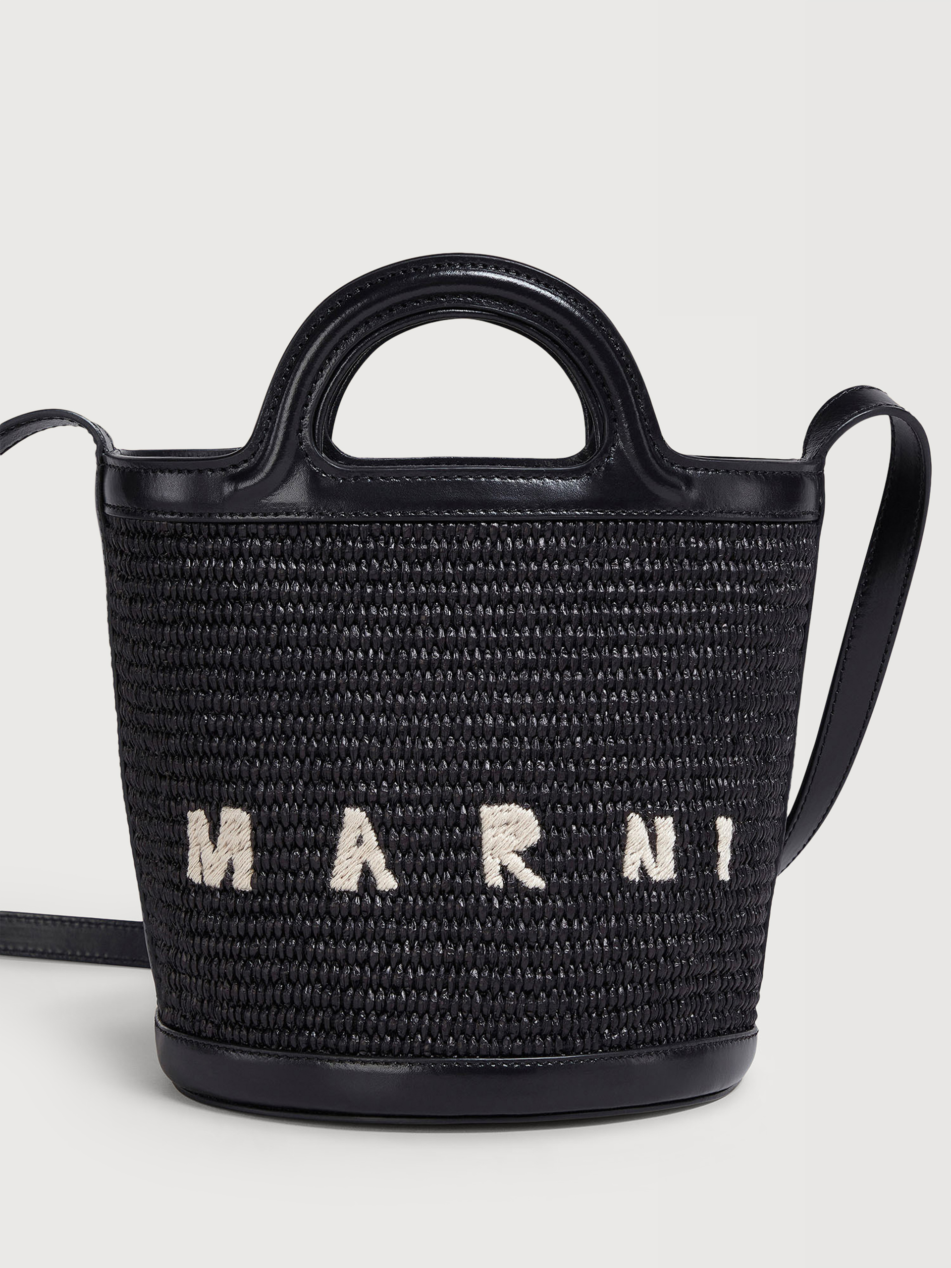 ブラウン  TROPICALIA BASKET BAG SMALL - ショルダーバッグ - Image 4