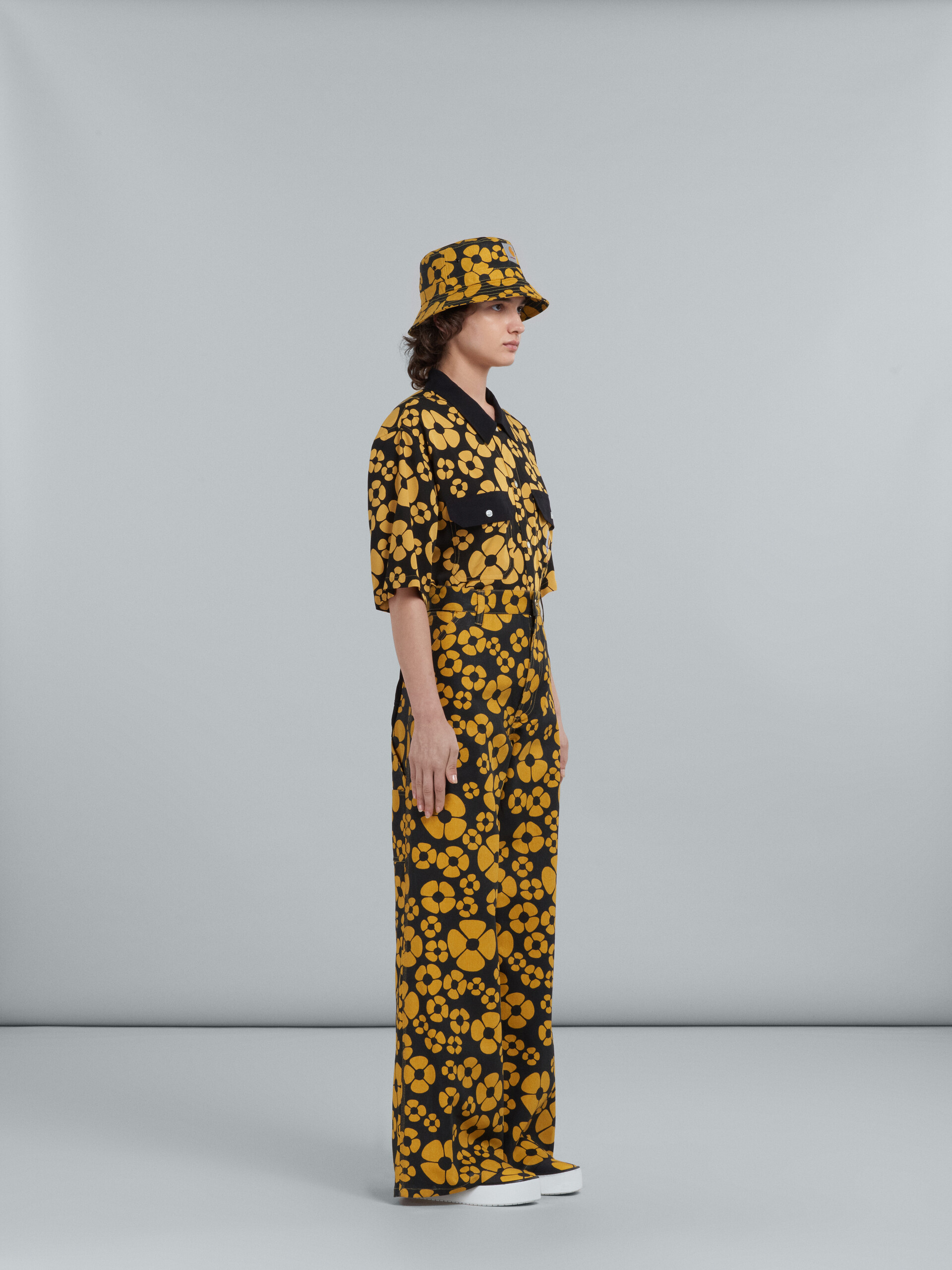 MARNI x CARHARTT WIP - yellow floral trousers - Pants - Image 5