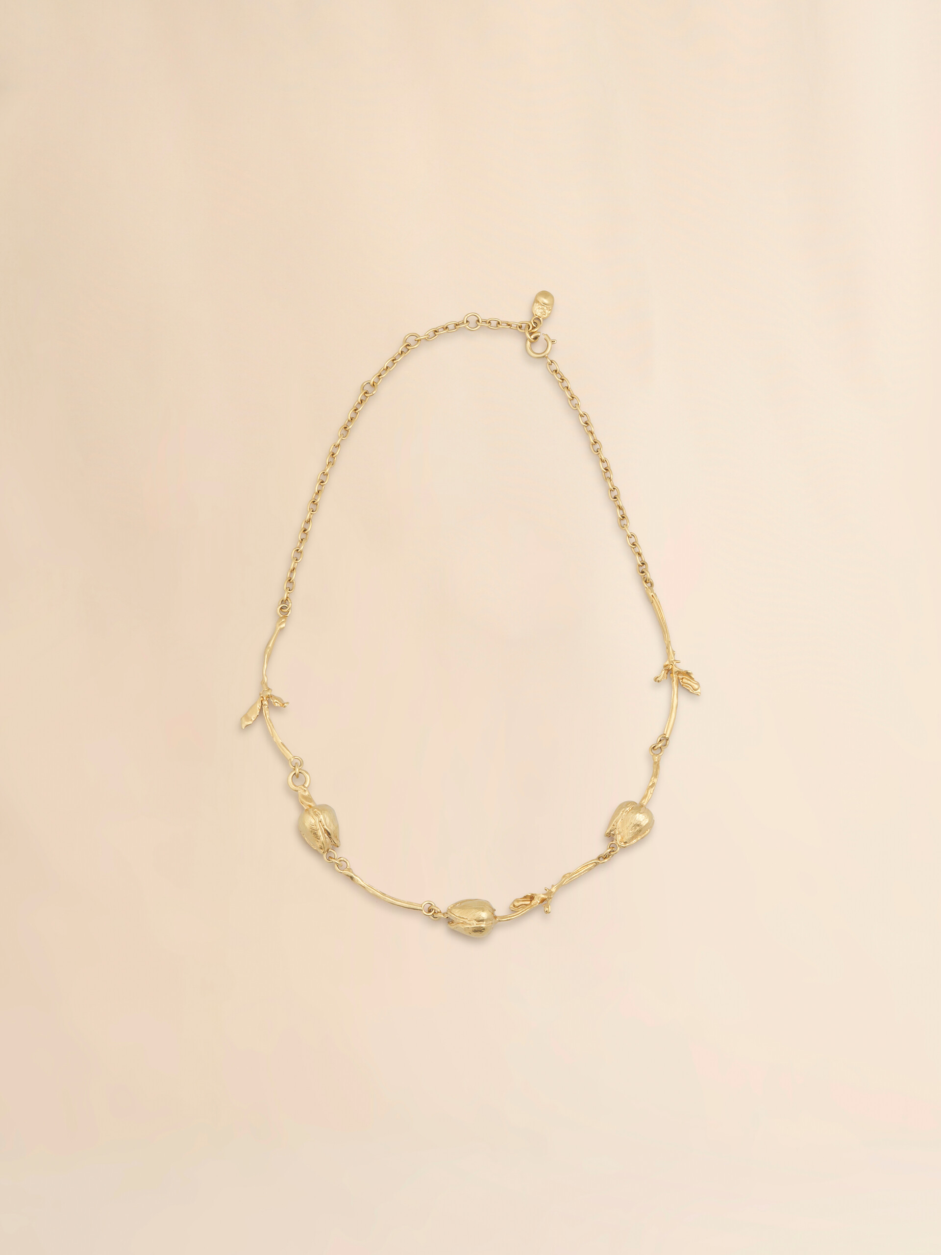Gold Tulip necklace - Necklaces - Image 1