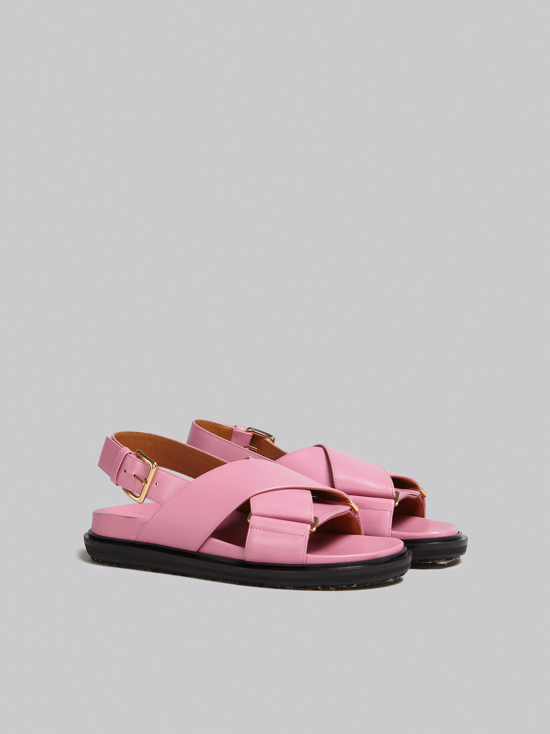 Pink leather Fussbett - Sandals - Image 2