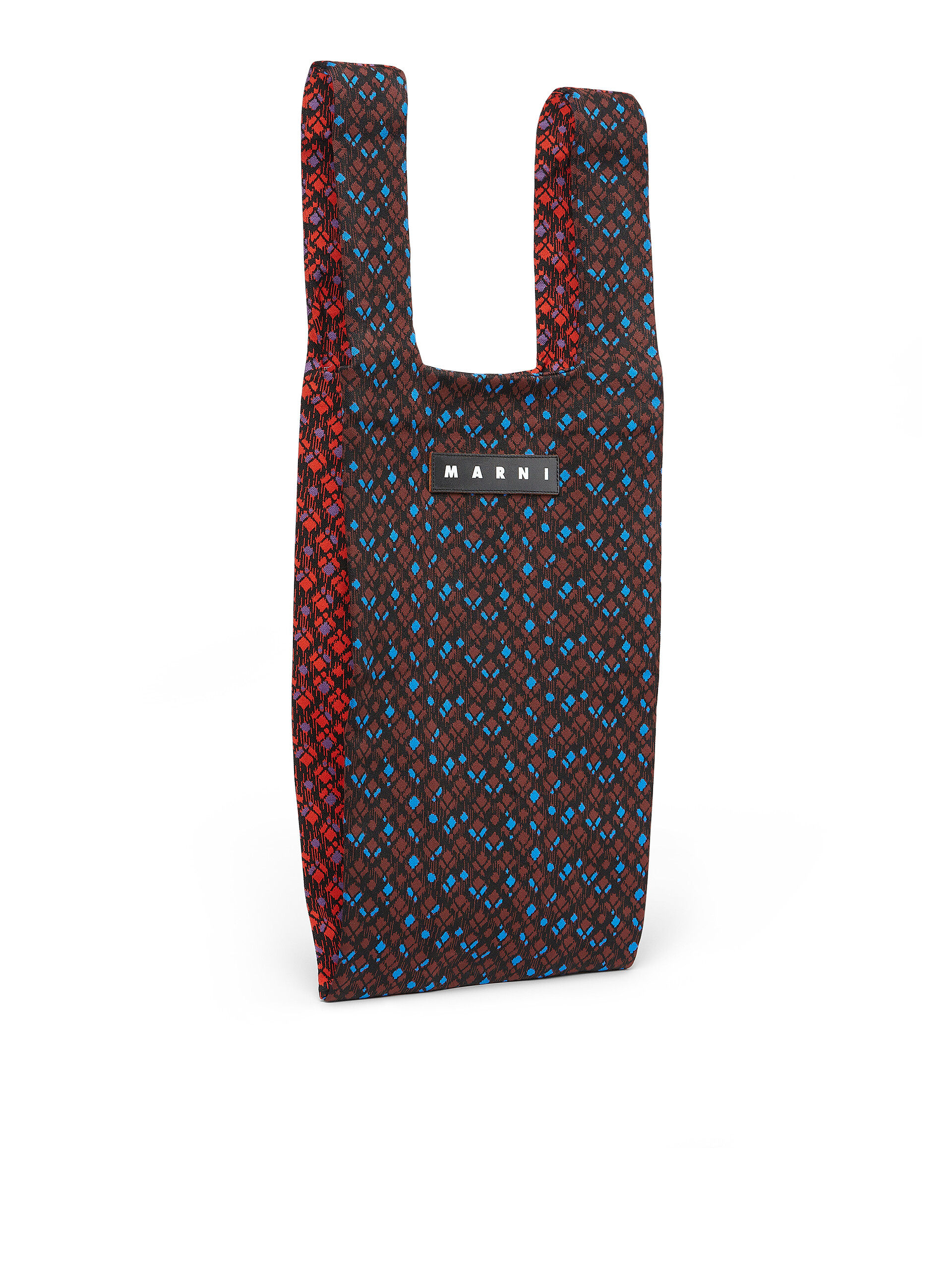 MARNI MARKET shopping bag with multicoloured print - Shopping Bags - Image 2