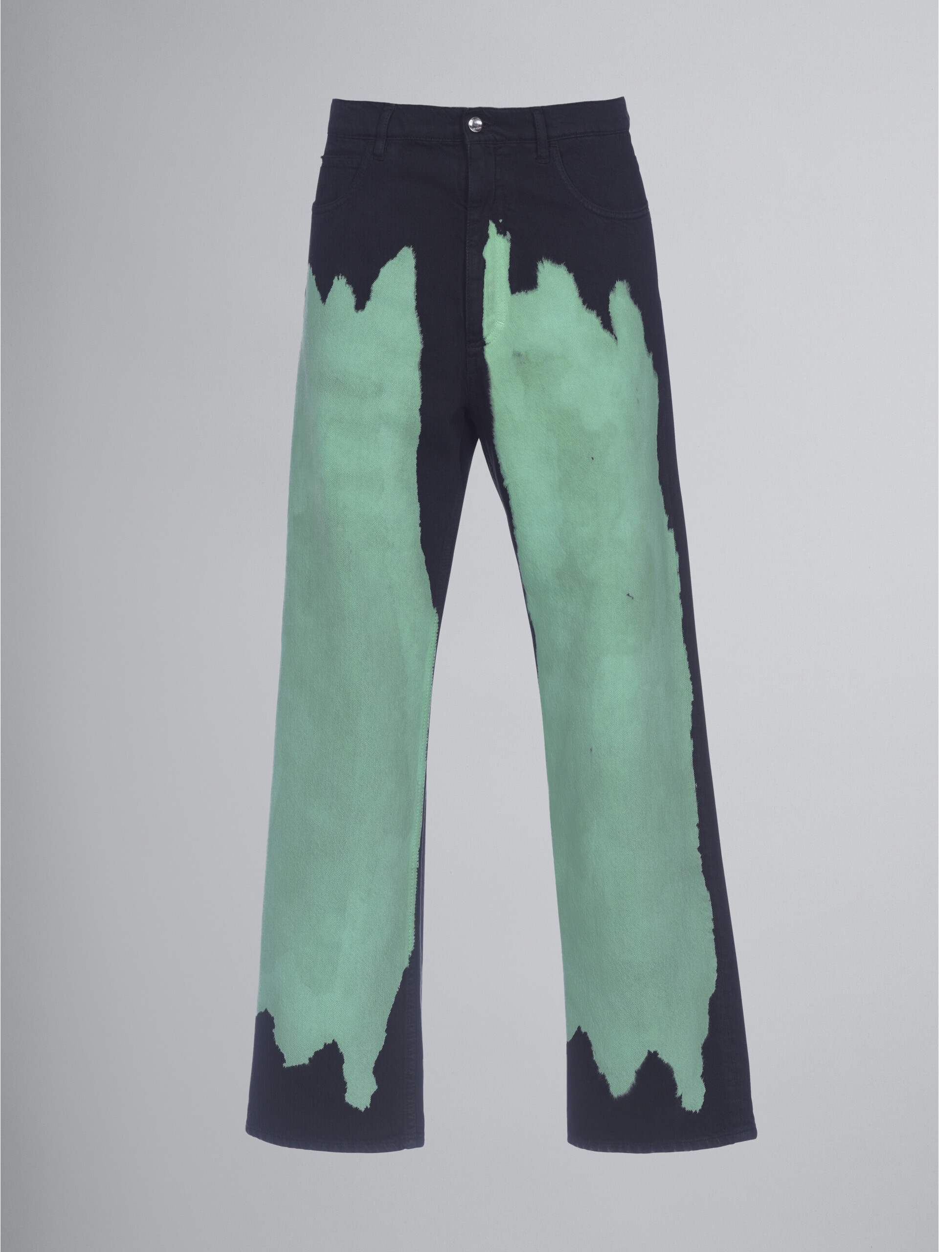 Hose aus doppelt gefärbtem Denim - Hosen - Image 1